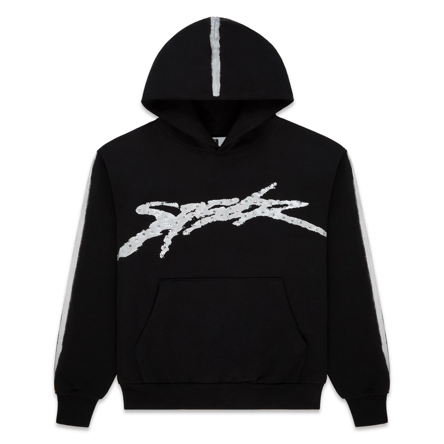 SP5DER Screaming Eagle Hoodie - Black - Front View