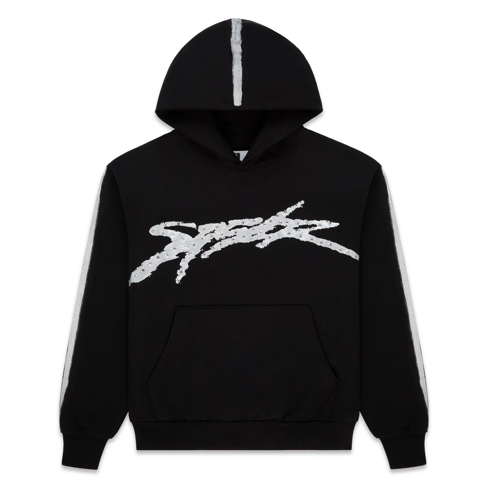 SP5DER Screaming Eagle Hoodie - Black - Front View