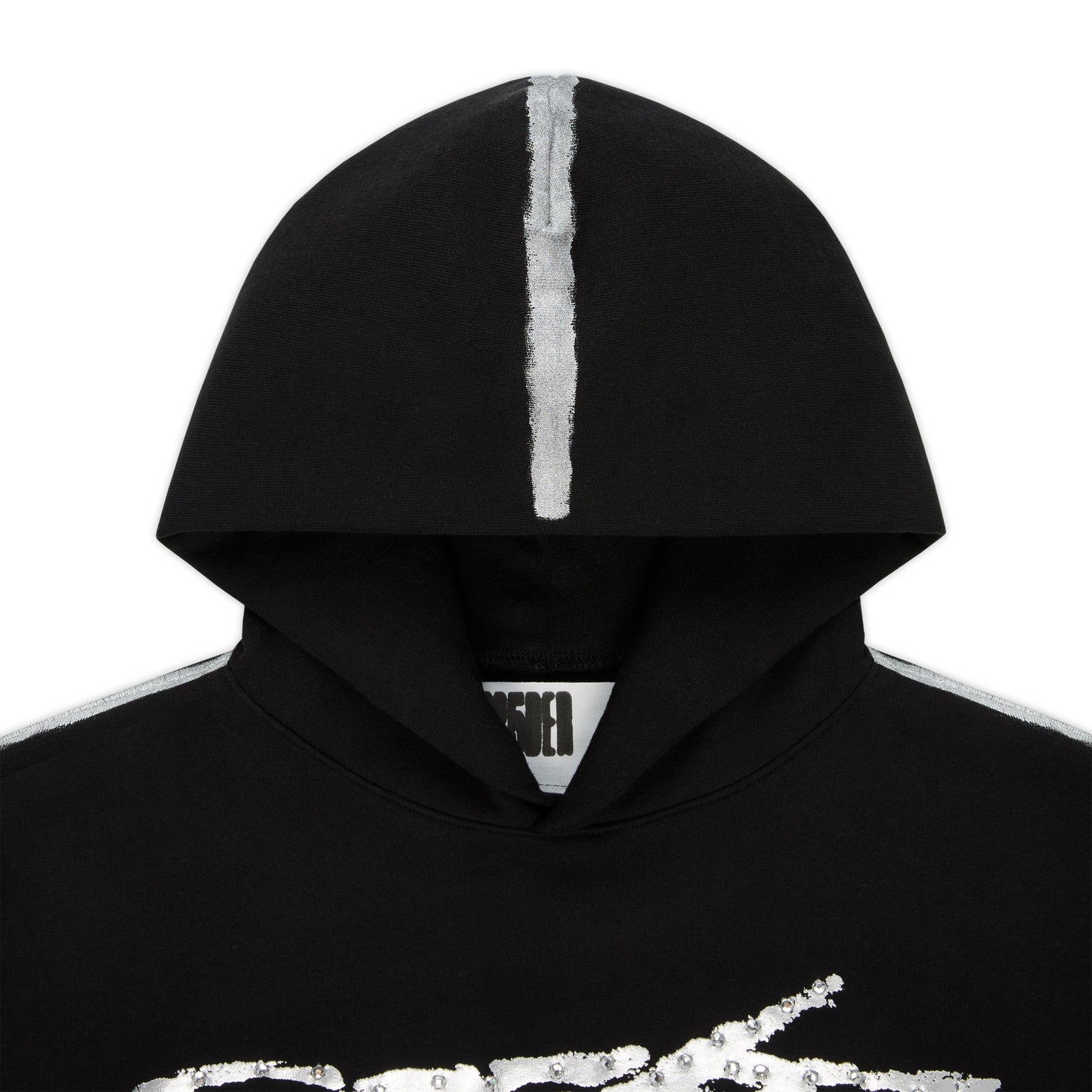 SP5DER Screaming Eagle Hoodie - Black - Detail View 6