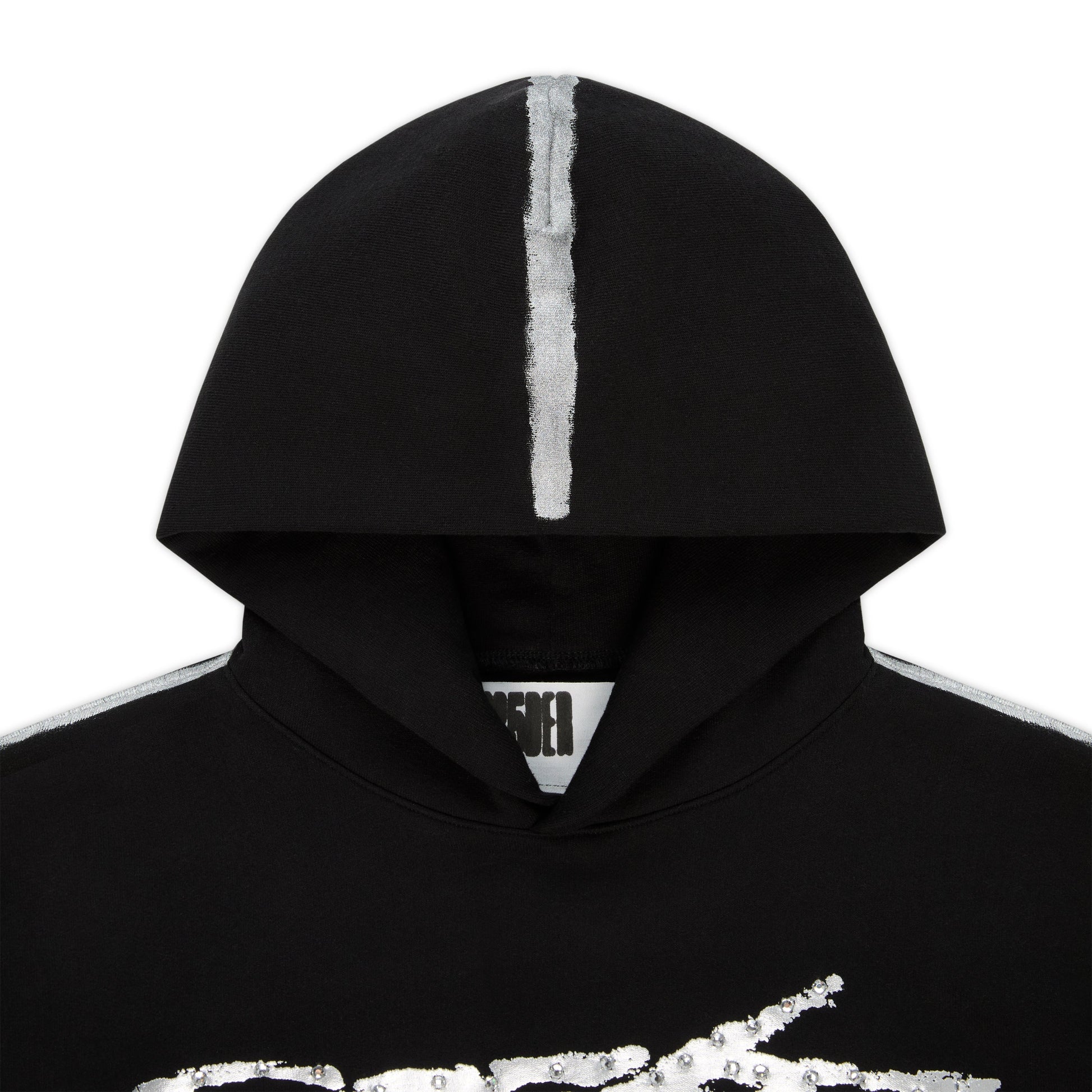 SP5DER Screaming Eagle Hoodie - Black - Detail View 6