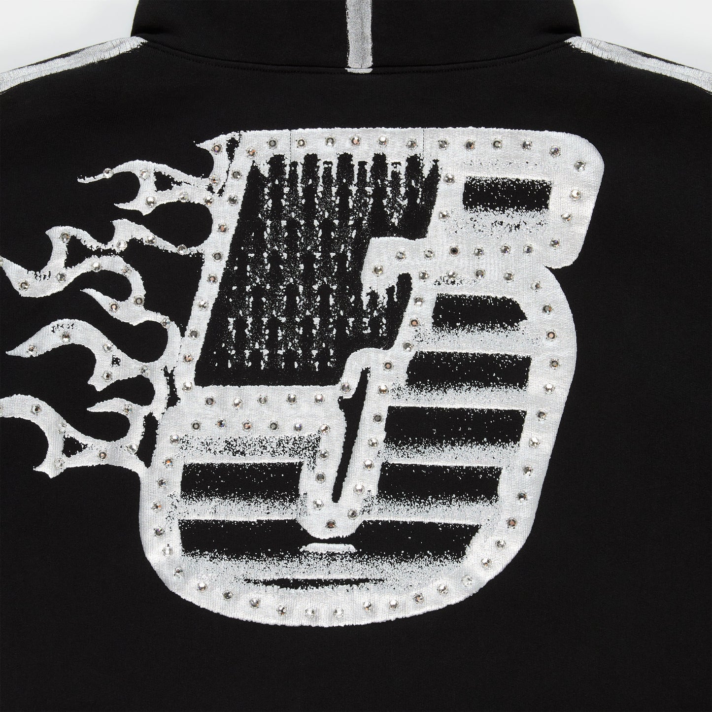 SP5DER Screaming Eagle Hoodie - Black - Detail View 5