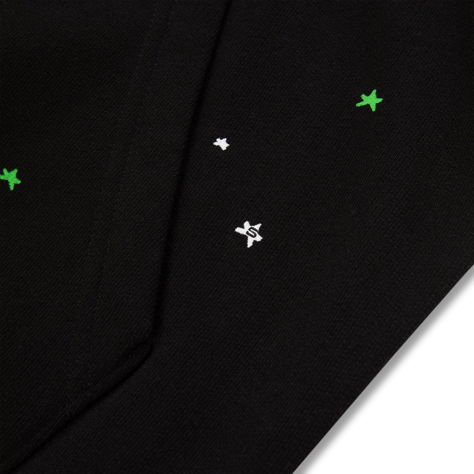SP5DER Heavy Web Hoodie – Black - Detail View 4