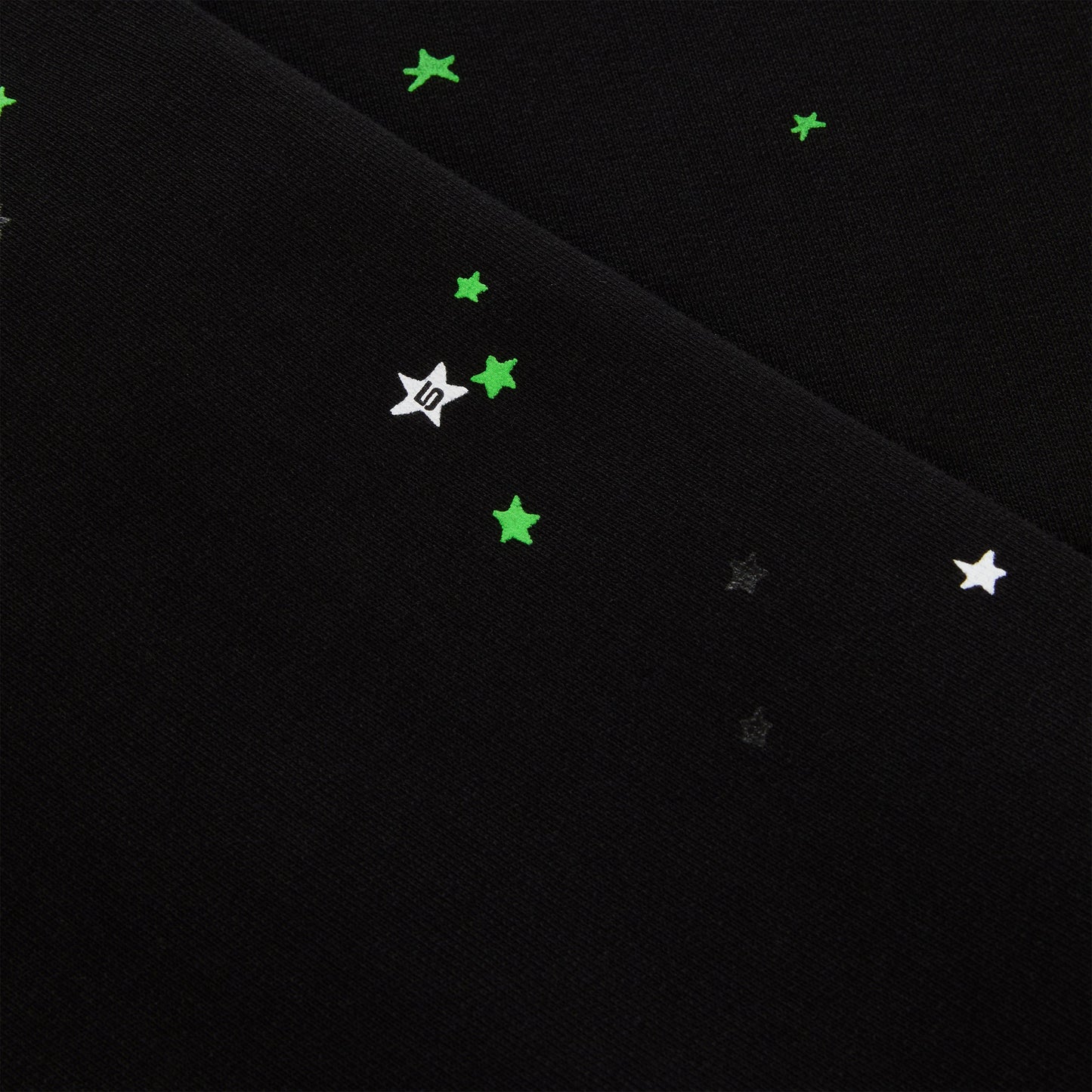 SP5DER Heavy Web Hoodie – Black - Detail View 5