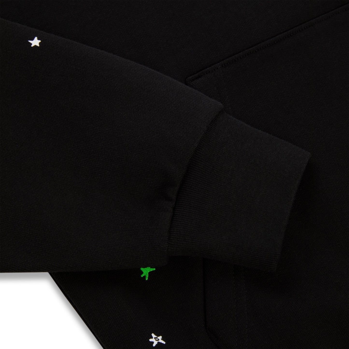 SP5DER Heavy Web Hoodie – Black - Detail View 6