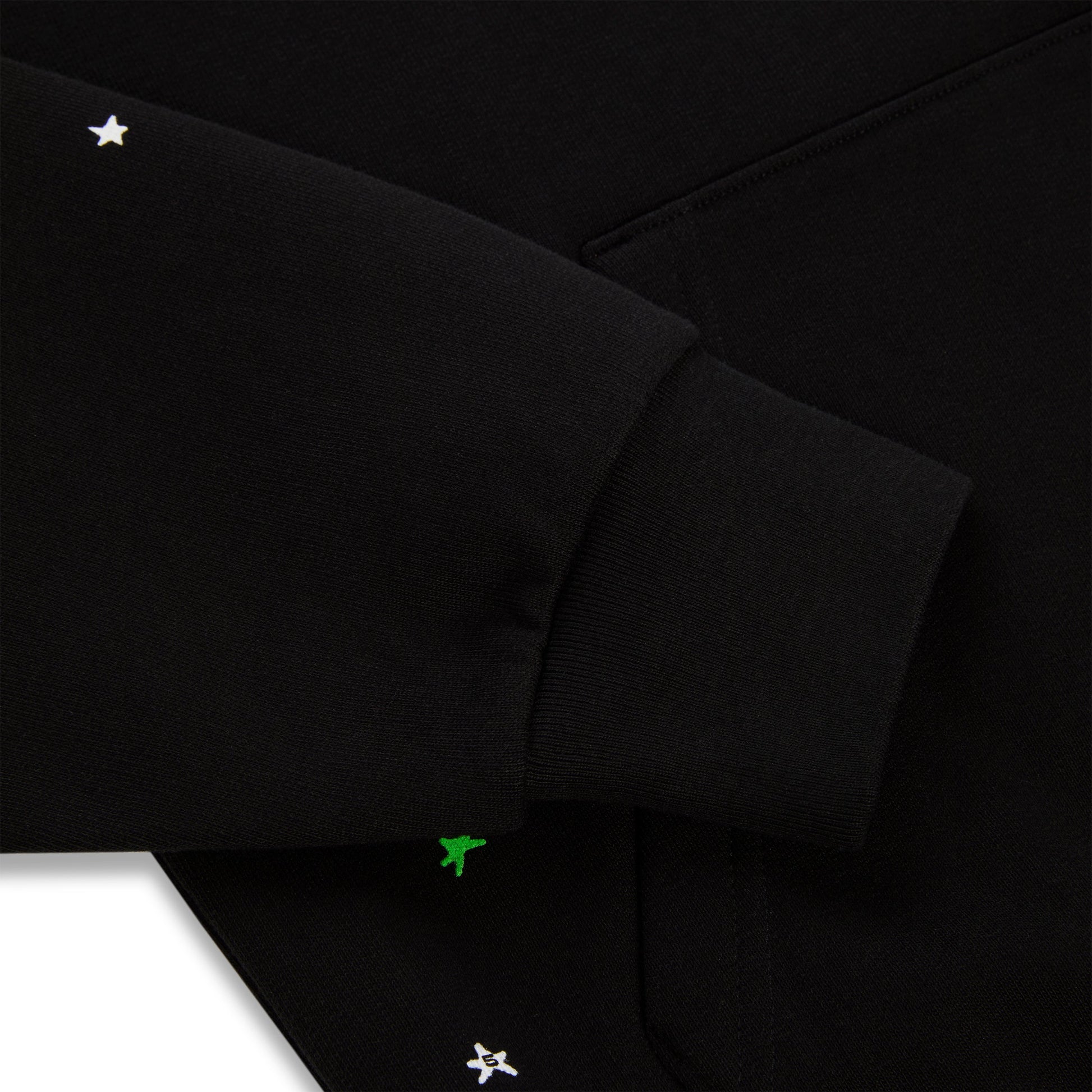 SP5DER Heavy Web Hoodie – Black - Detail View 6
