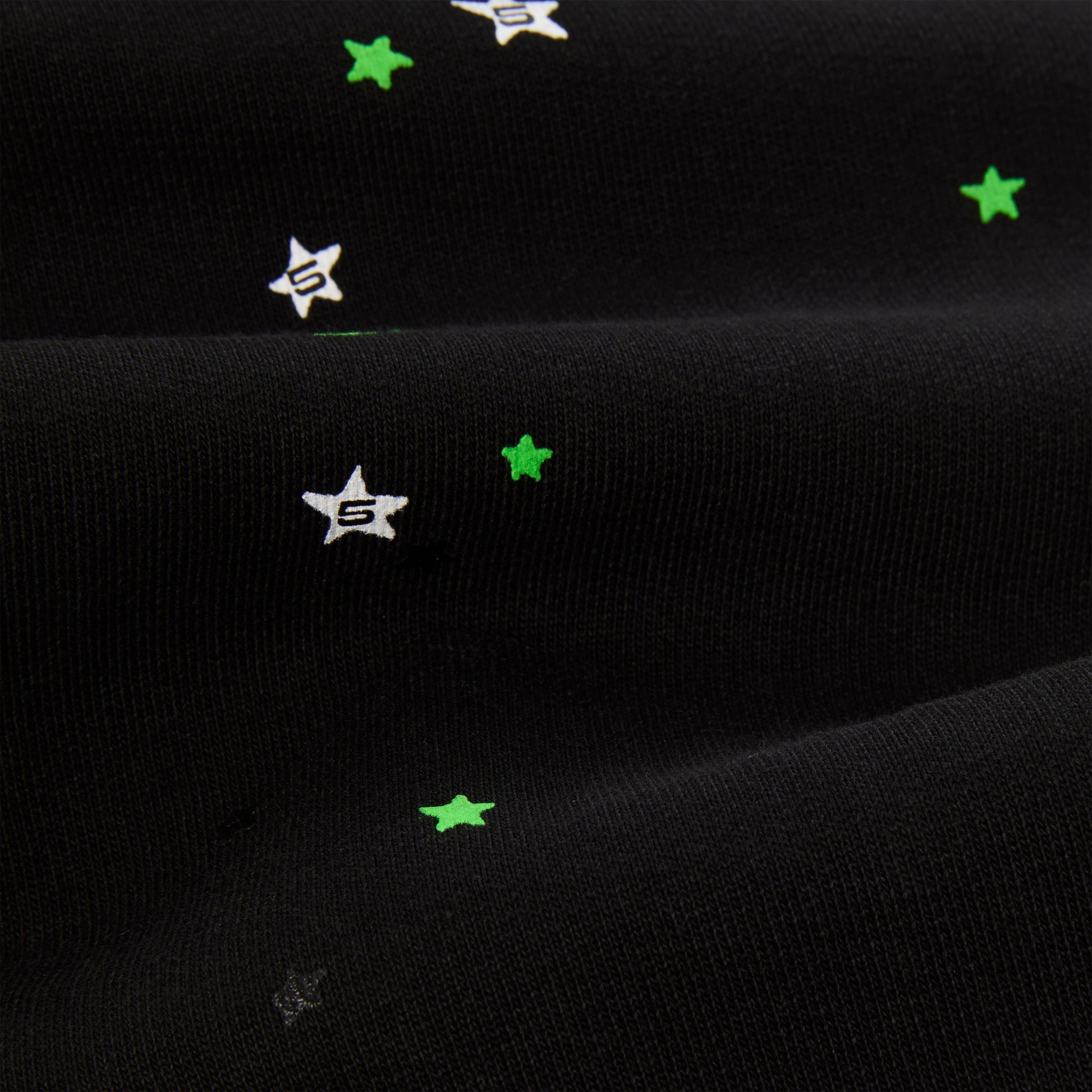SP5DER Heavy Web Hoodie – Black - Detail View 7