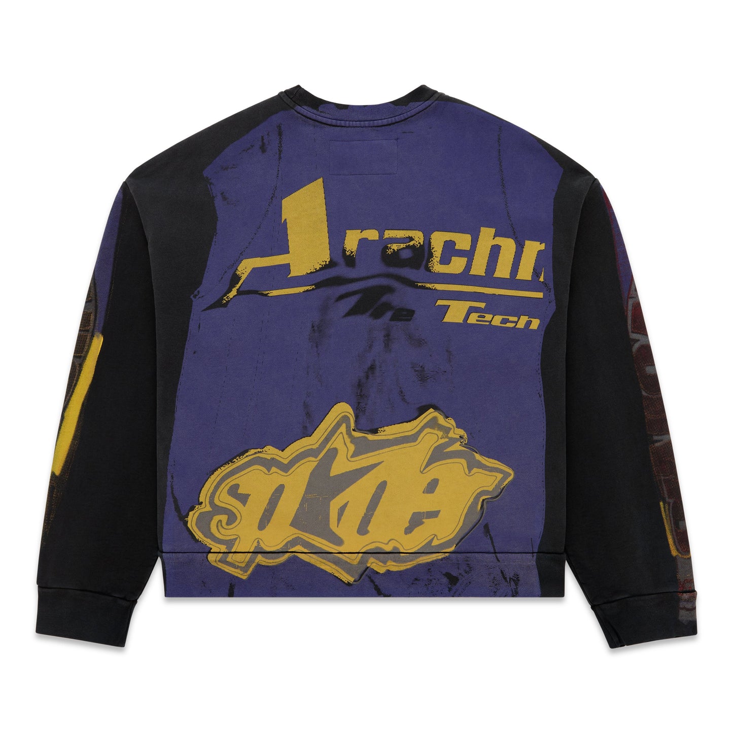 Sp5der Trompe-l'oeil Crewneck