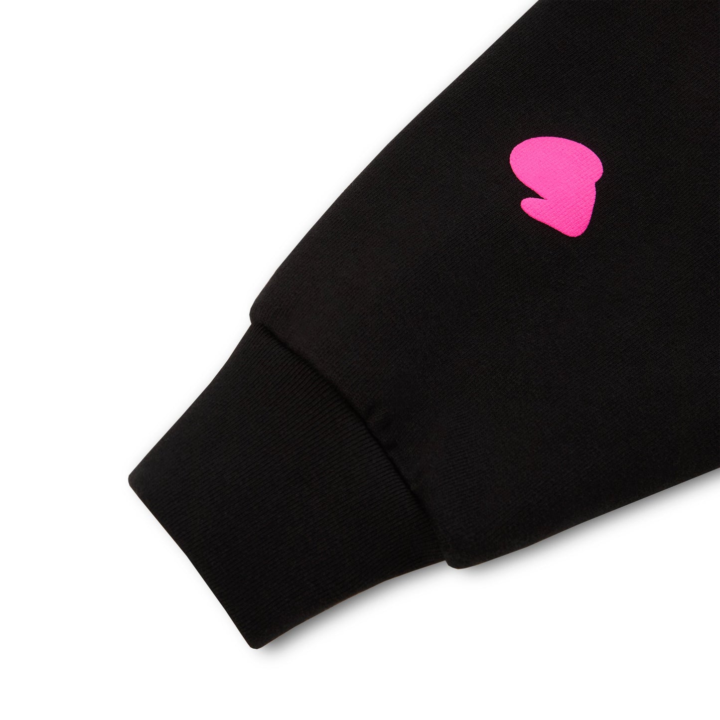 SP5DER Beluga Angel Number Hoodie – Black - Detail View 5