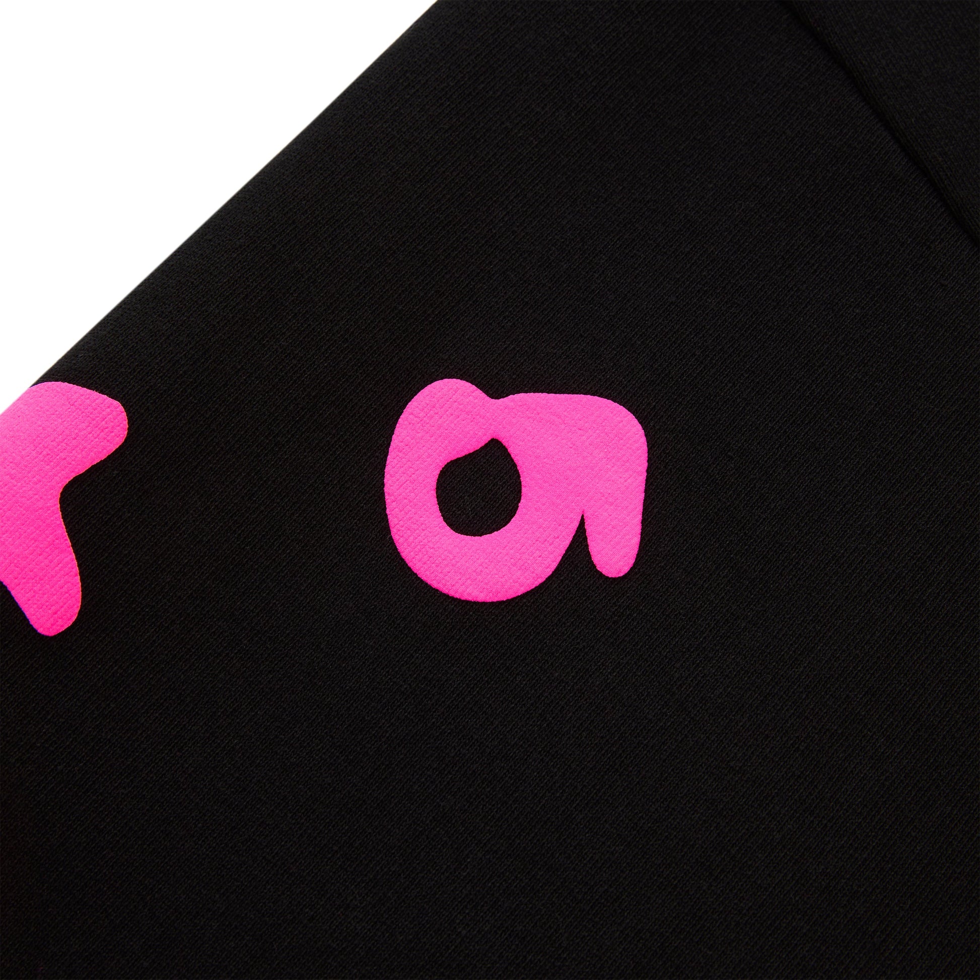 SP5DER Beluga Angel Number Hoodie – Black - Detail View 4