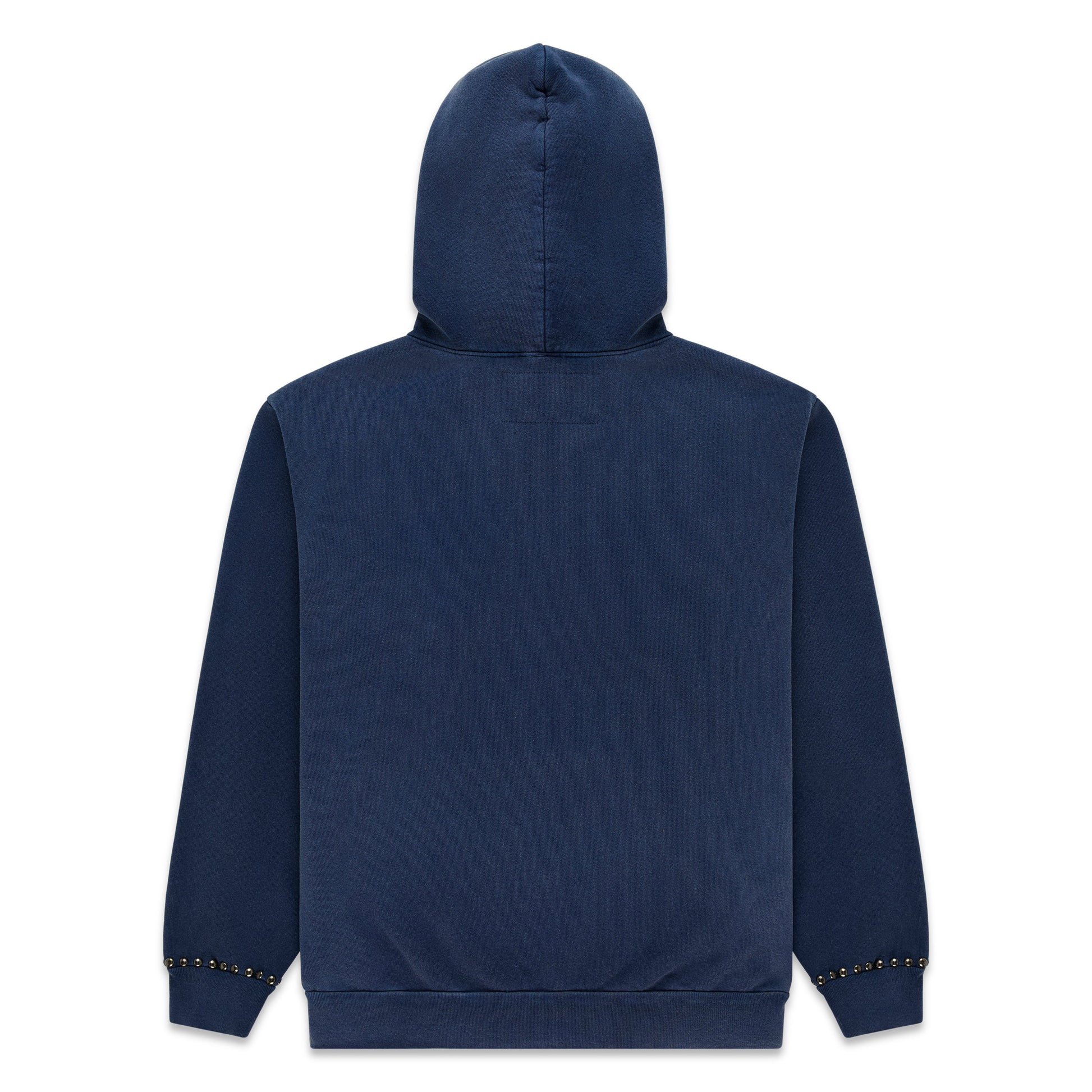 SP5DER Punk V3 Studded Hoodie - Blue - Back View