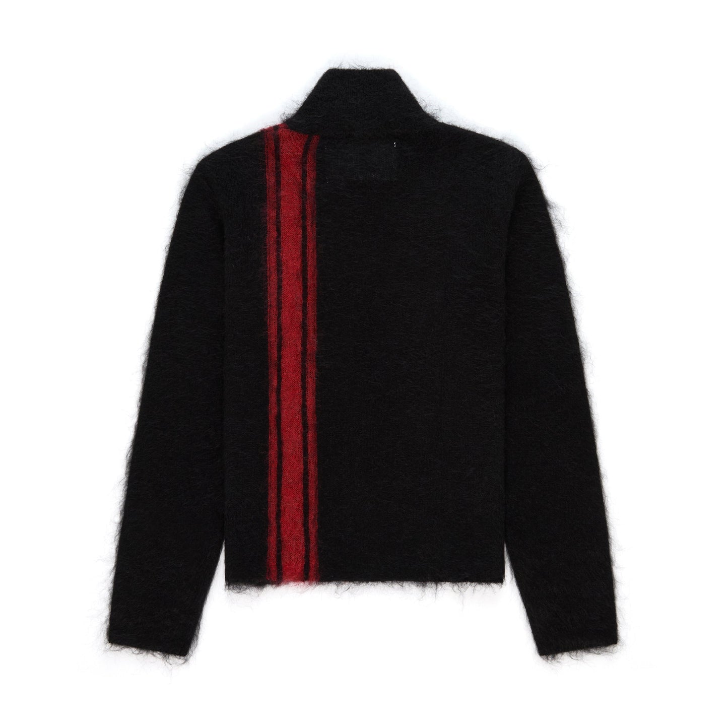 SP5DER Rally Knit Zip Sweater in Black