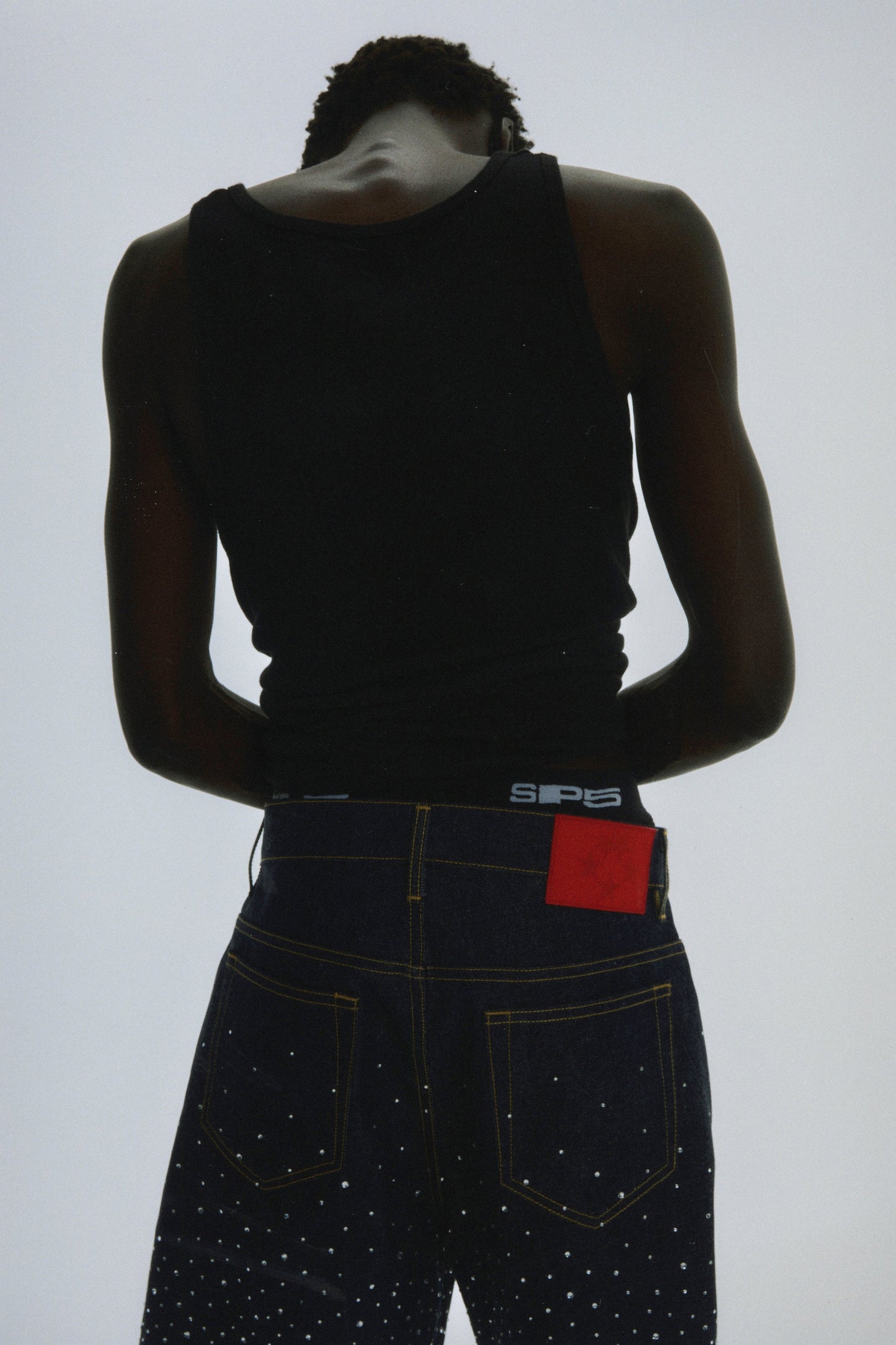 SP5DER Star Dust Denim Short in Indigo