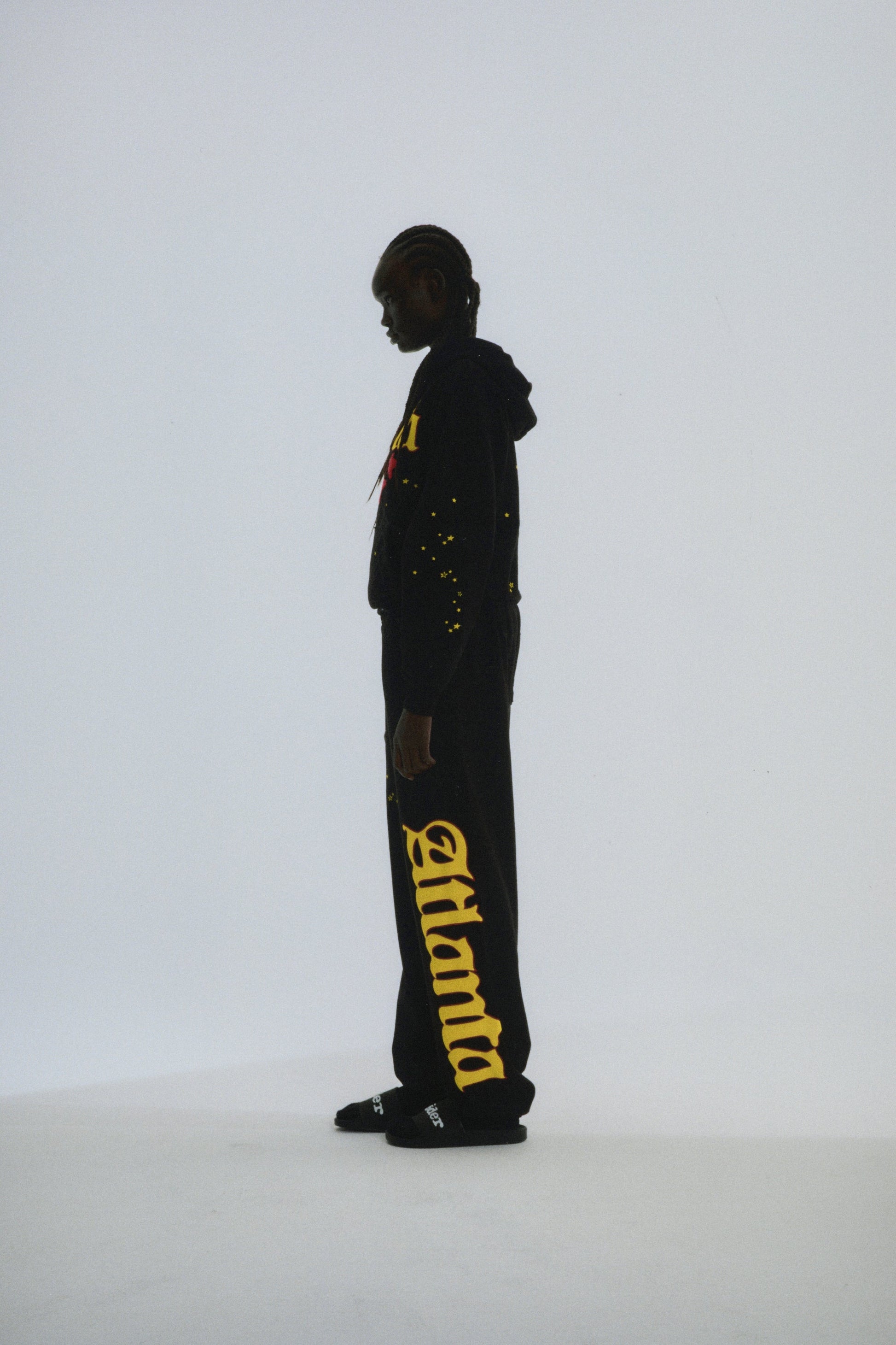 SP5DER Atlanta Hoodie – Black - Detail View 8