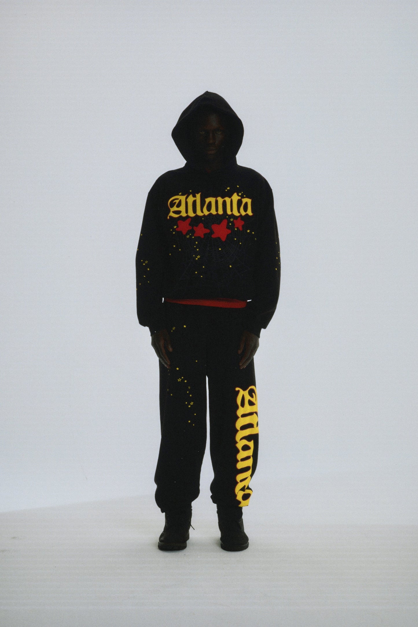 SP5DER Atlanta Hoodie – Black - Detail View 5