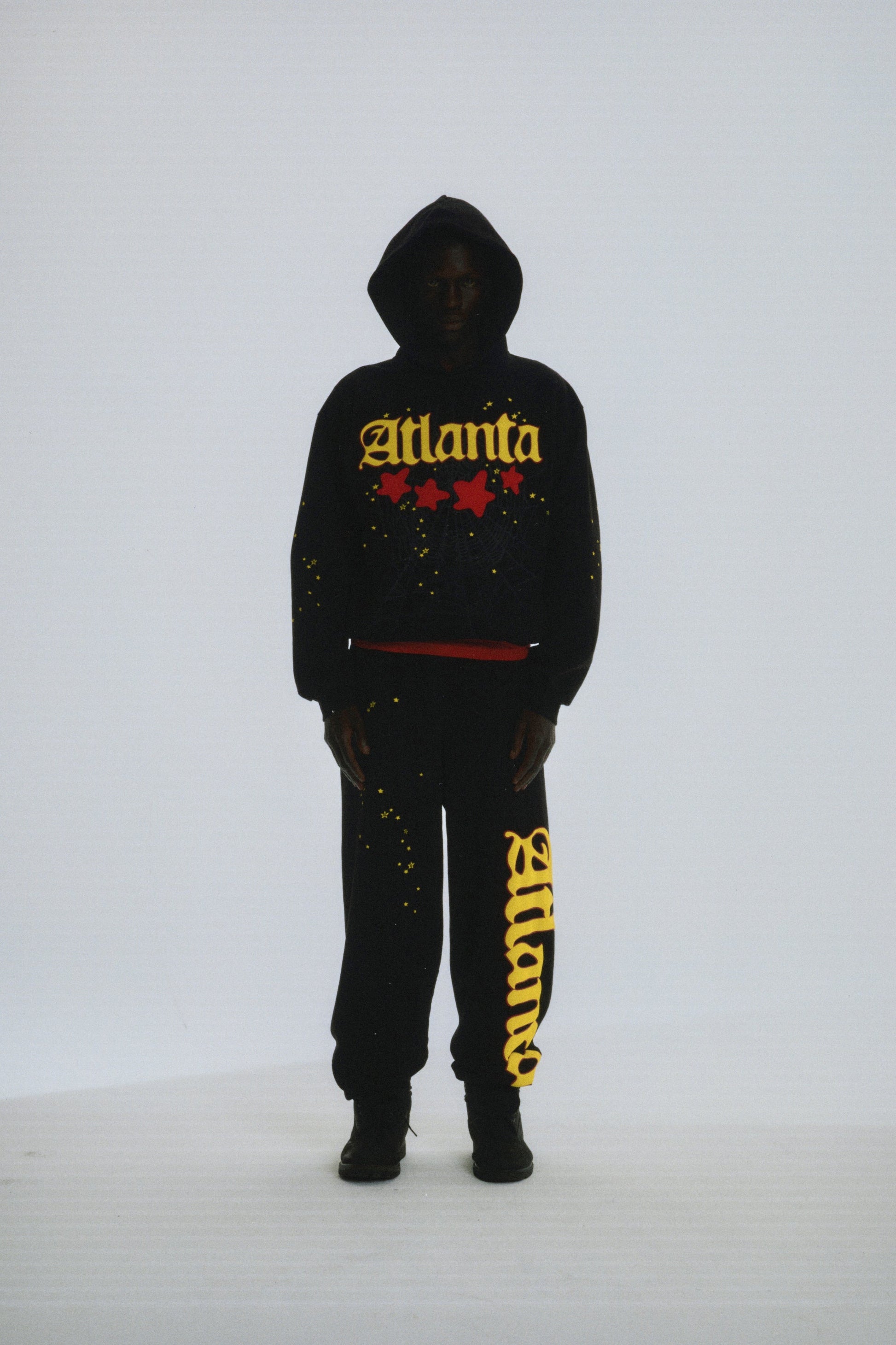 SP5DER Atlanta Hoodie – Black - Detail View 5