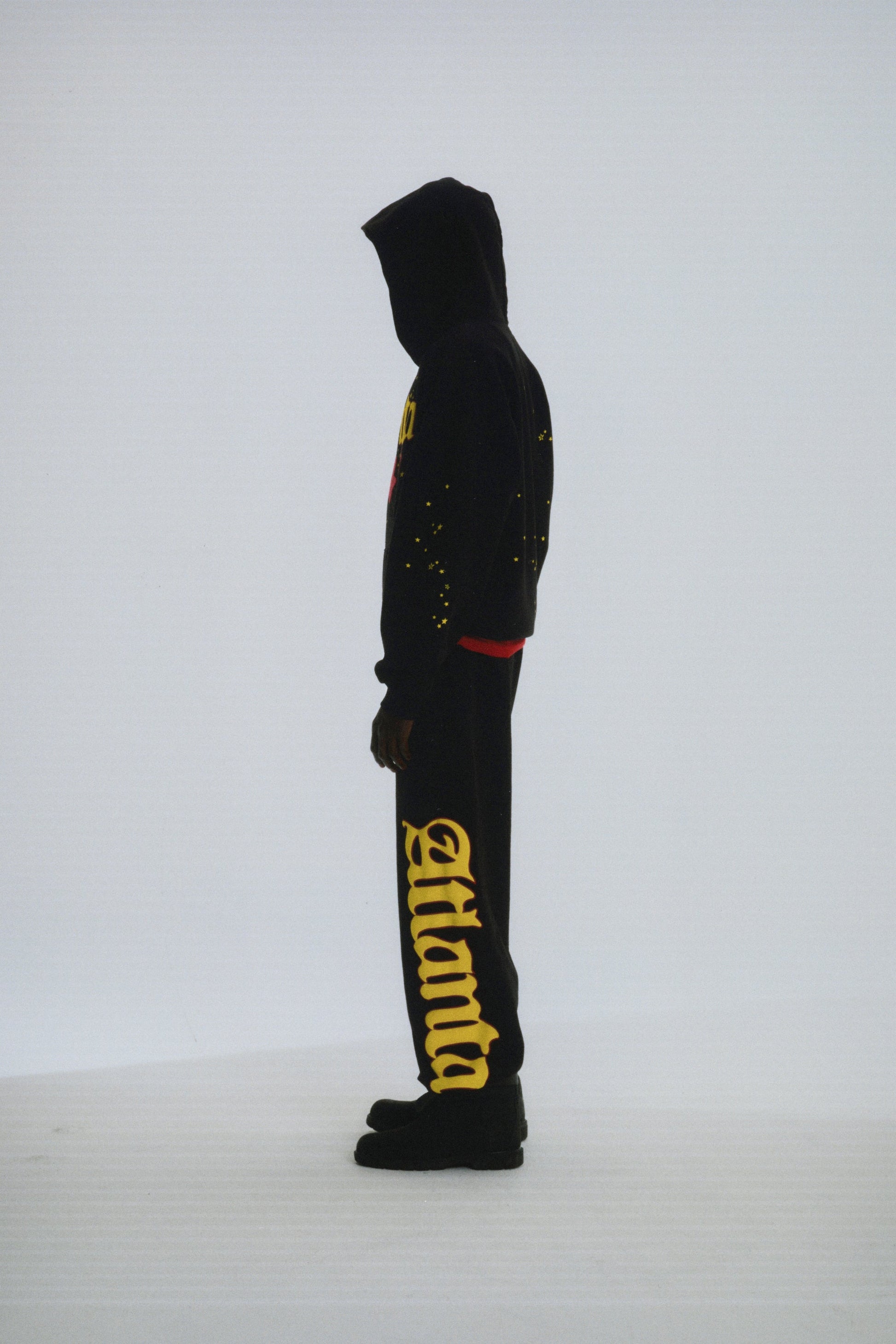 SP5DER Atlanta Hoodie – Black - Detail View 7