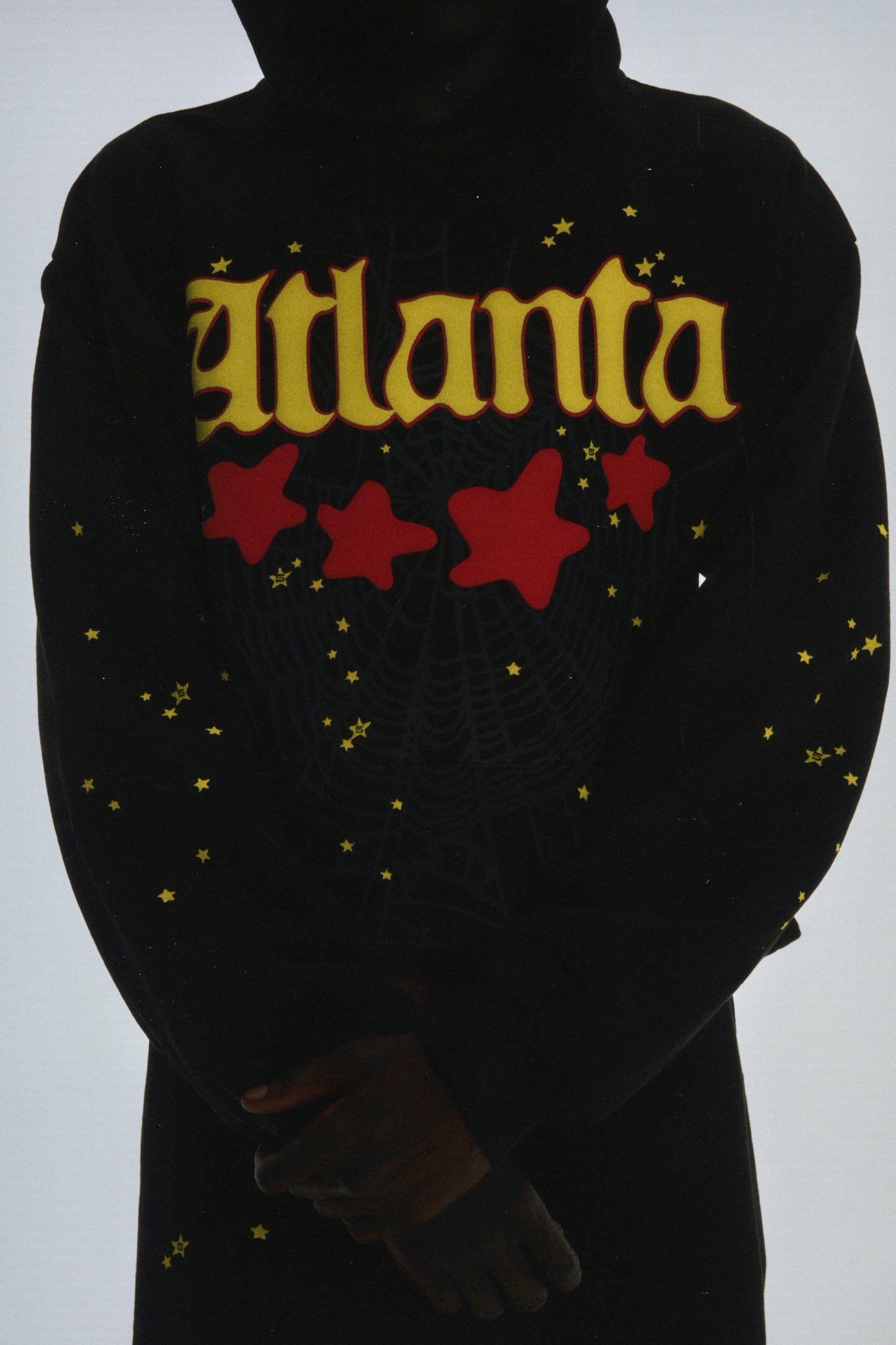 SP5DER Atlanta Hoodie – Black - Detail View 13