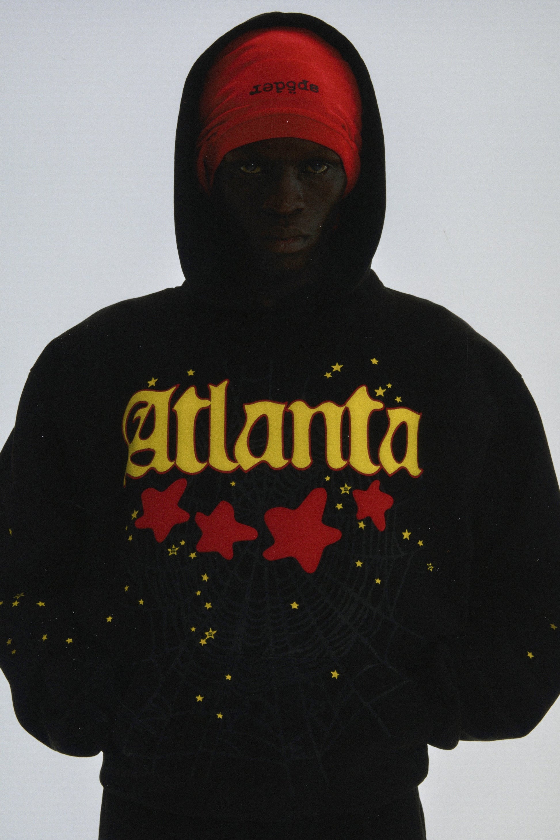 SP5DER Atlanta Hoodie – Black - Detail View 11
