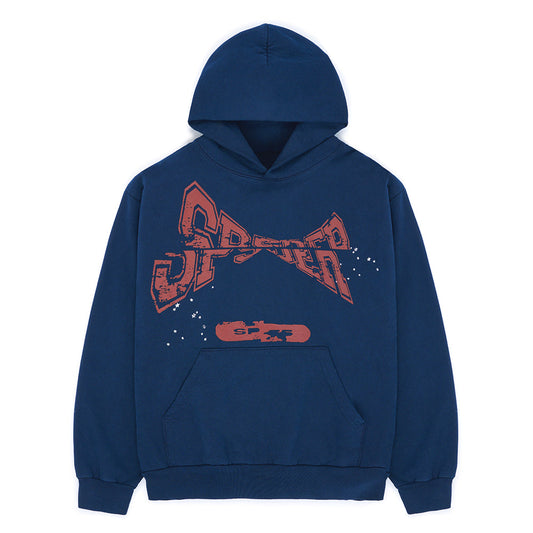 SP5DER Adult Sweatshirt – Blue - Front View