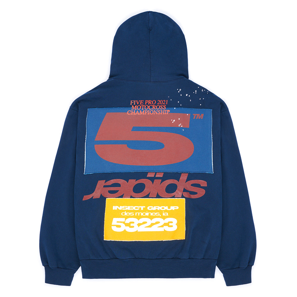 SP5DER Adult Sweatshirt – Blue - Back View