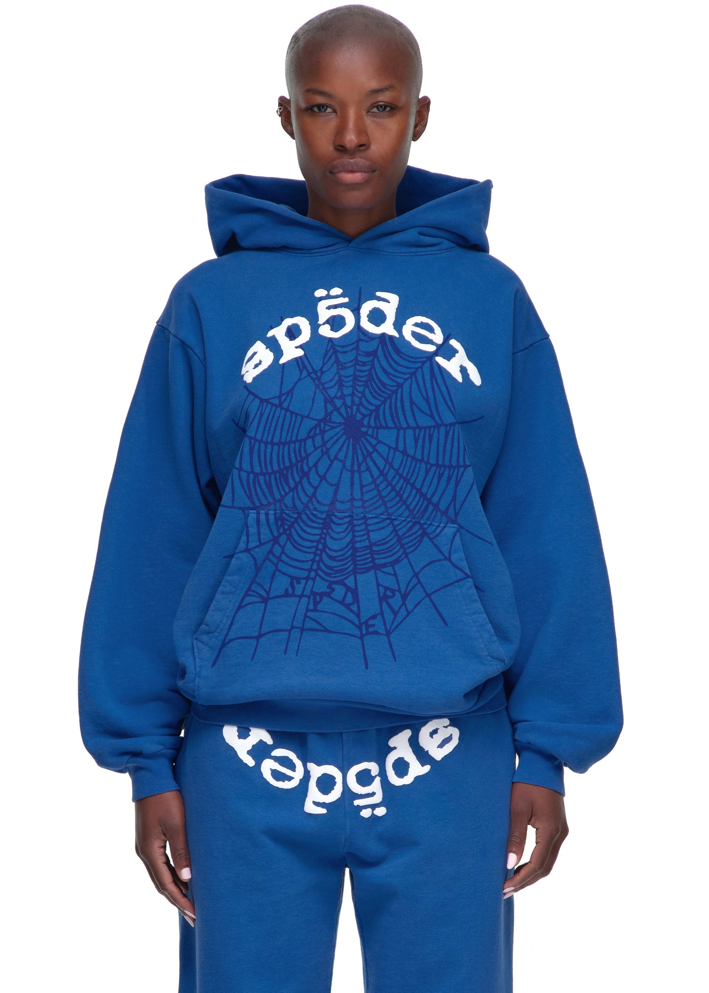 SP5DER Legacy Hoodie – Blue - Detail View 3