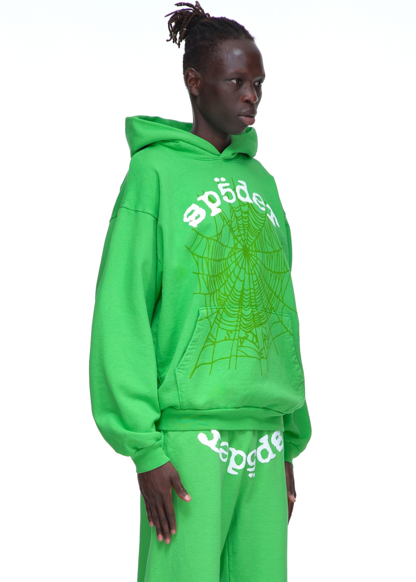 SP5DER Legacy Hoodie – Green - Detail View 6