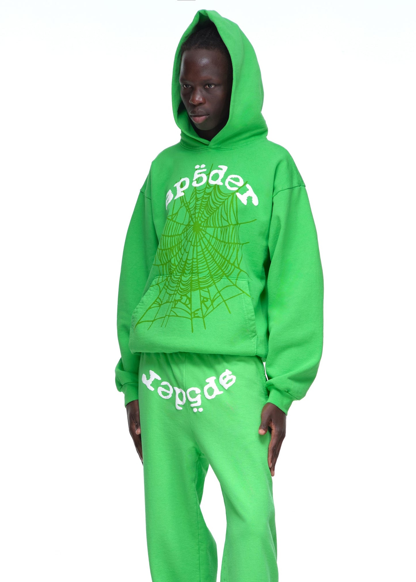 SP5DER Legacy Hoodie – Green - Detail View 4
