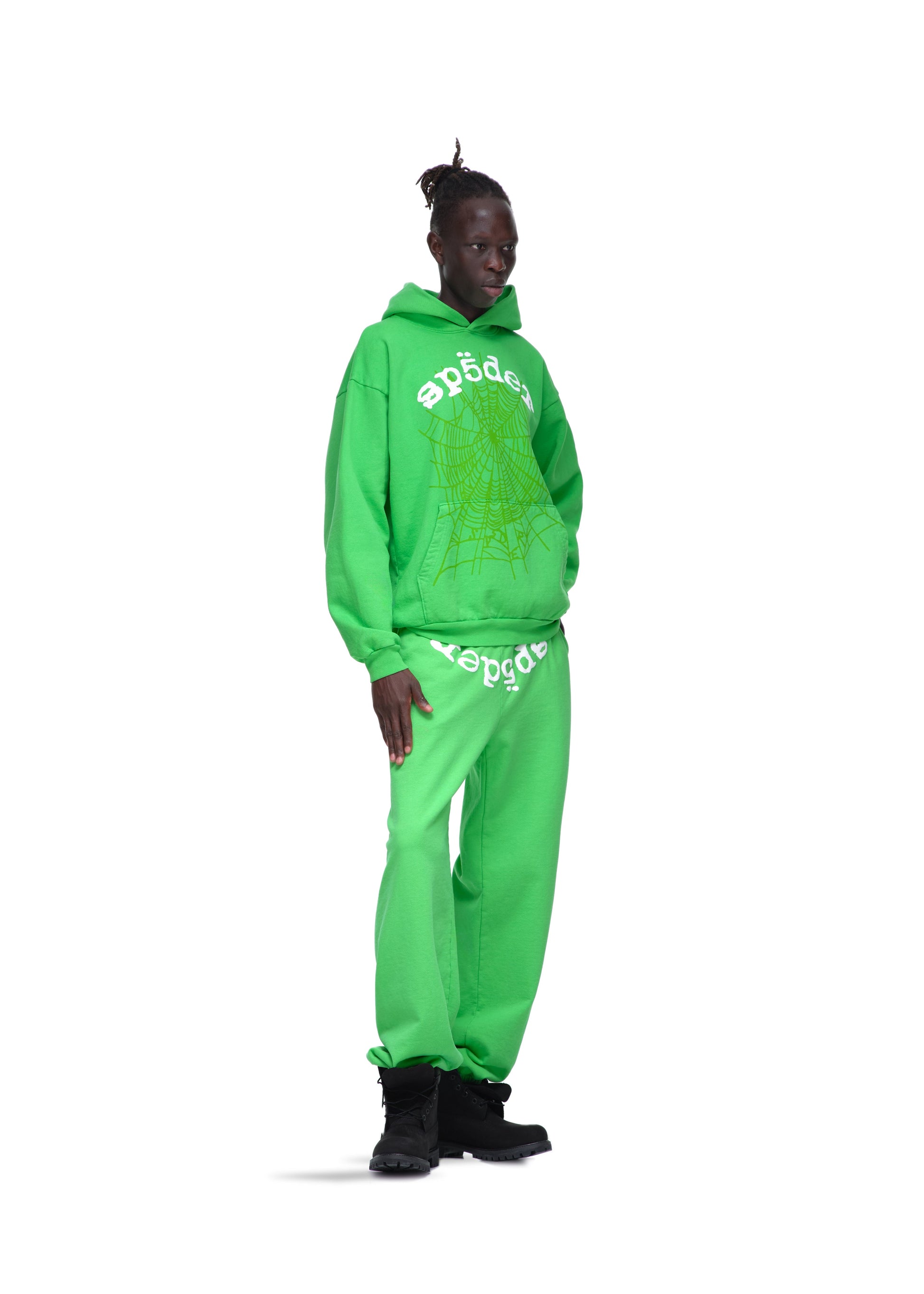 SP5DER Legacy Hoodie – Green - Detail View 10