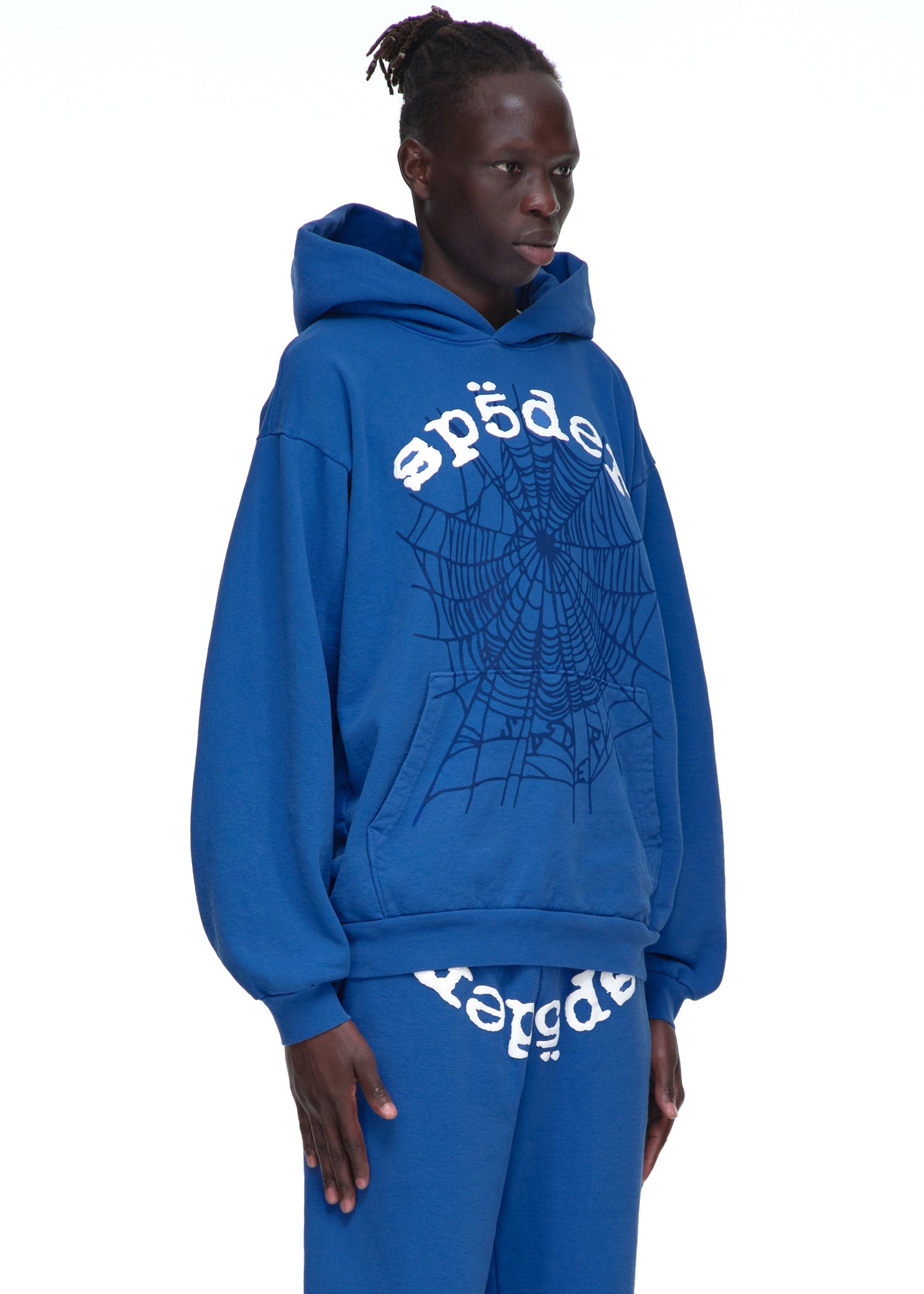 SP5DER Legacy Hoodie – Blue - Detail View 4