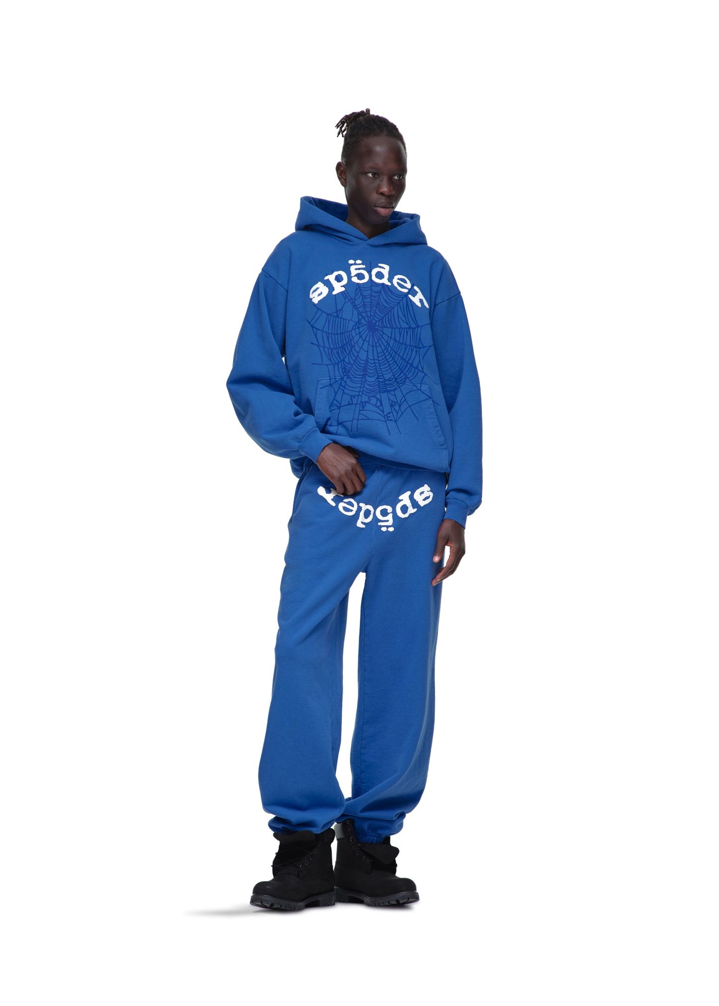 SP5DER Legacy Hoodie – Blue - Detail View 10