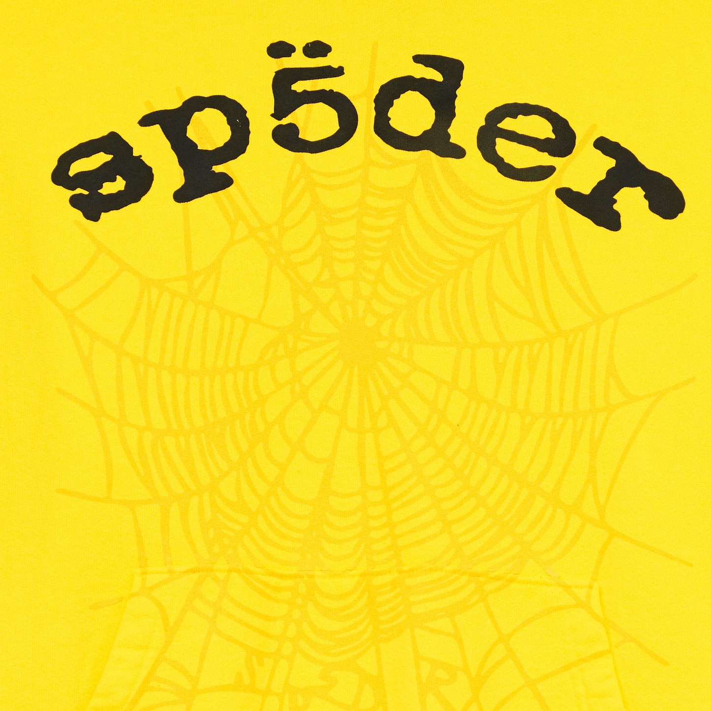 SP5DER Legacy Hoodie – Yellow - Back View
