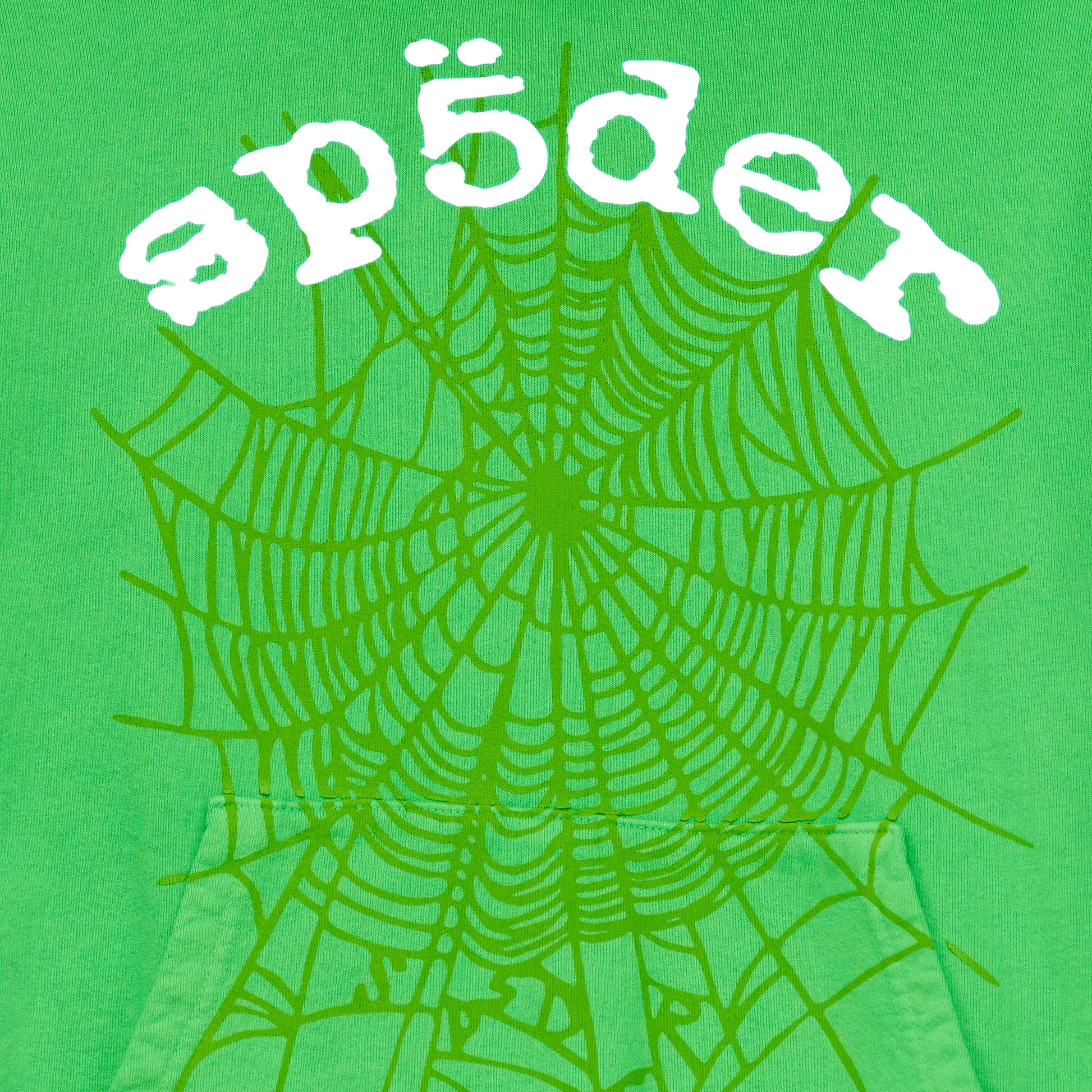 SP5DER Legacy Hoodie – Green - Detail View 1