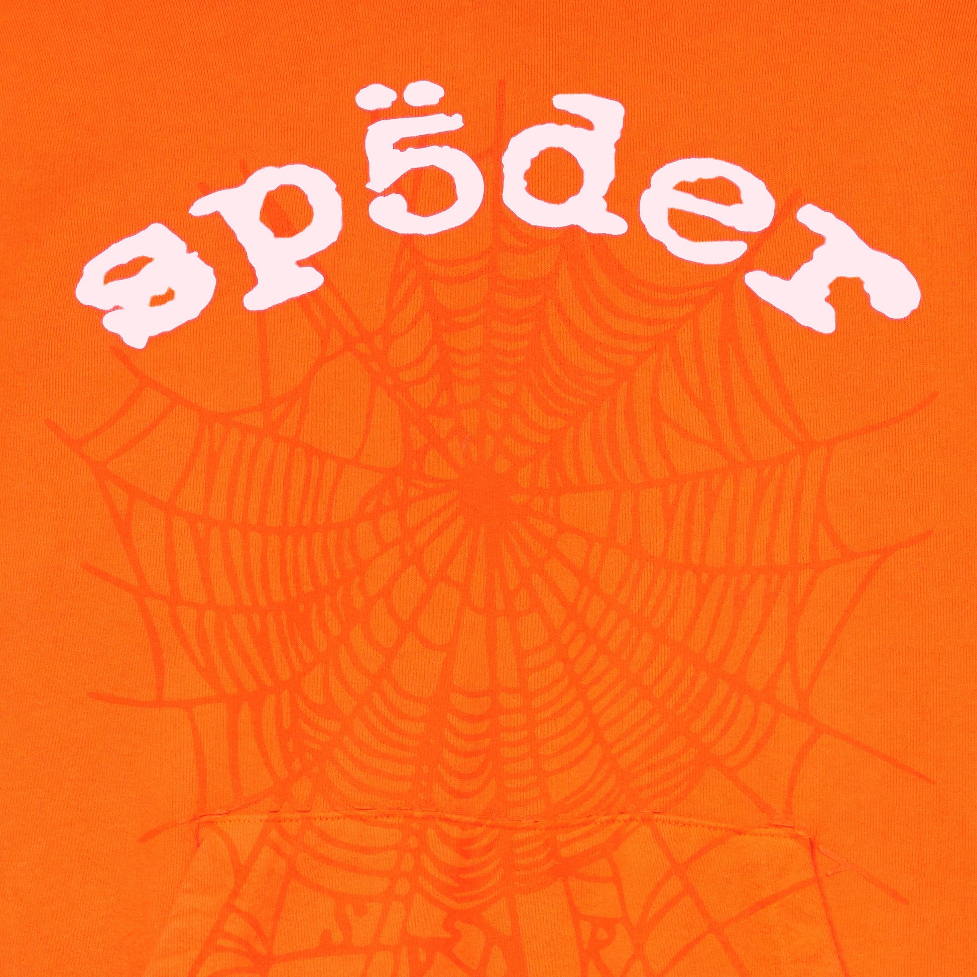 SP5DER Legacy Hoodie – Orange - Detail View 1
