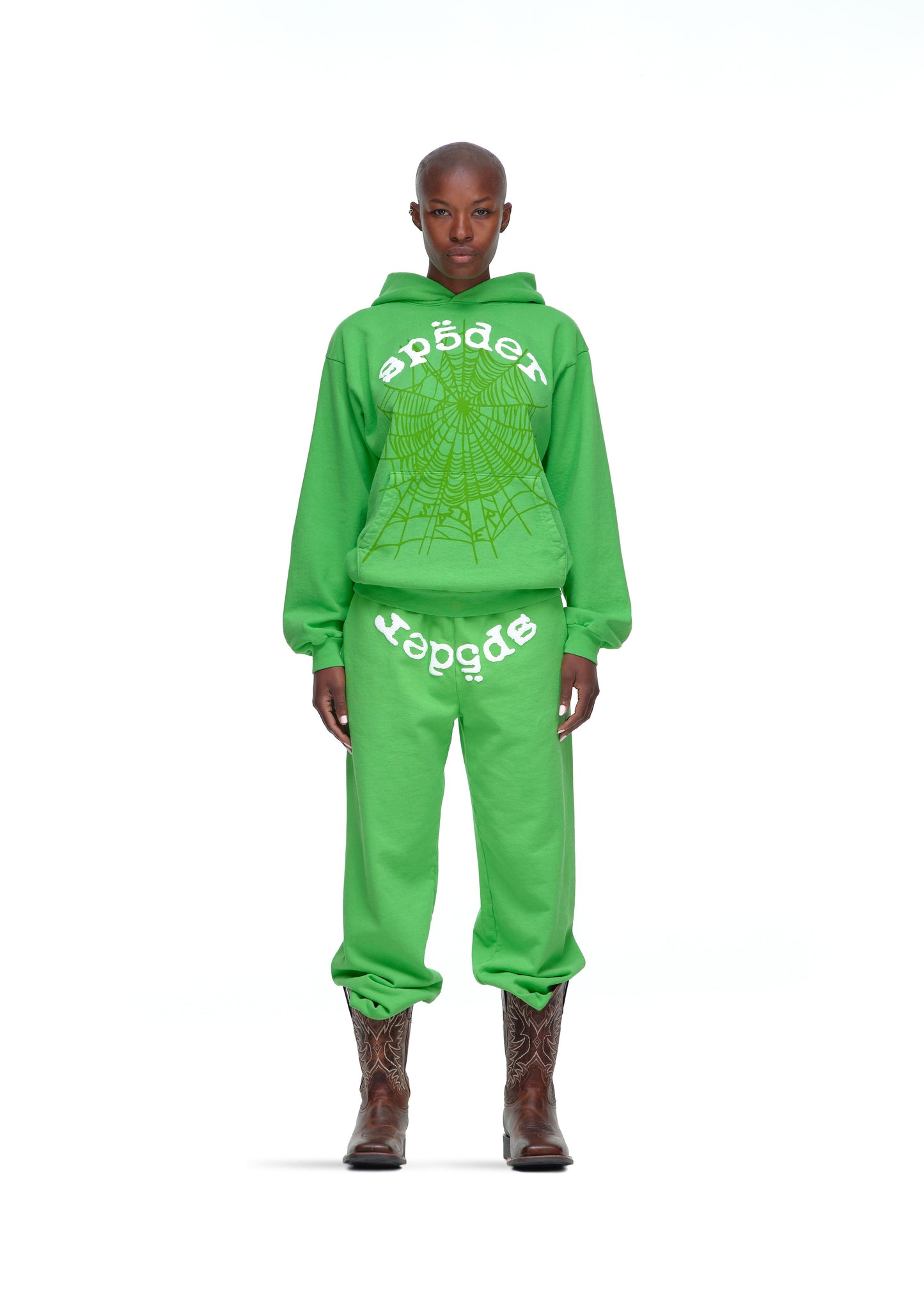 SP5DER Legacy Hoodie – Green - Detail View 11