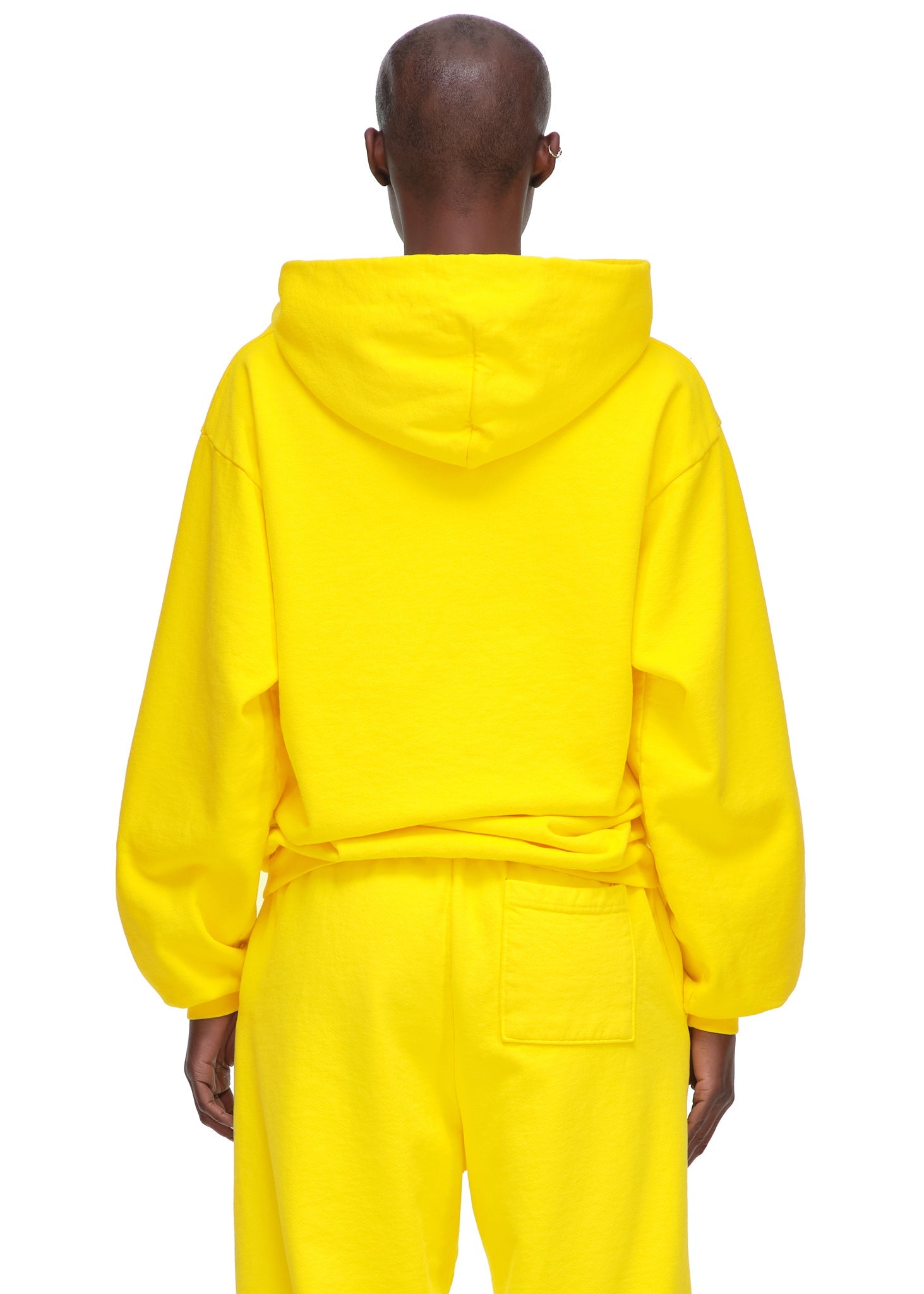 SP5DER Legacy Hoodie – Yellow - Detail View 9