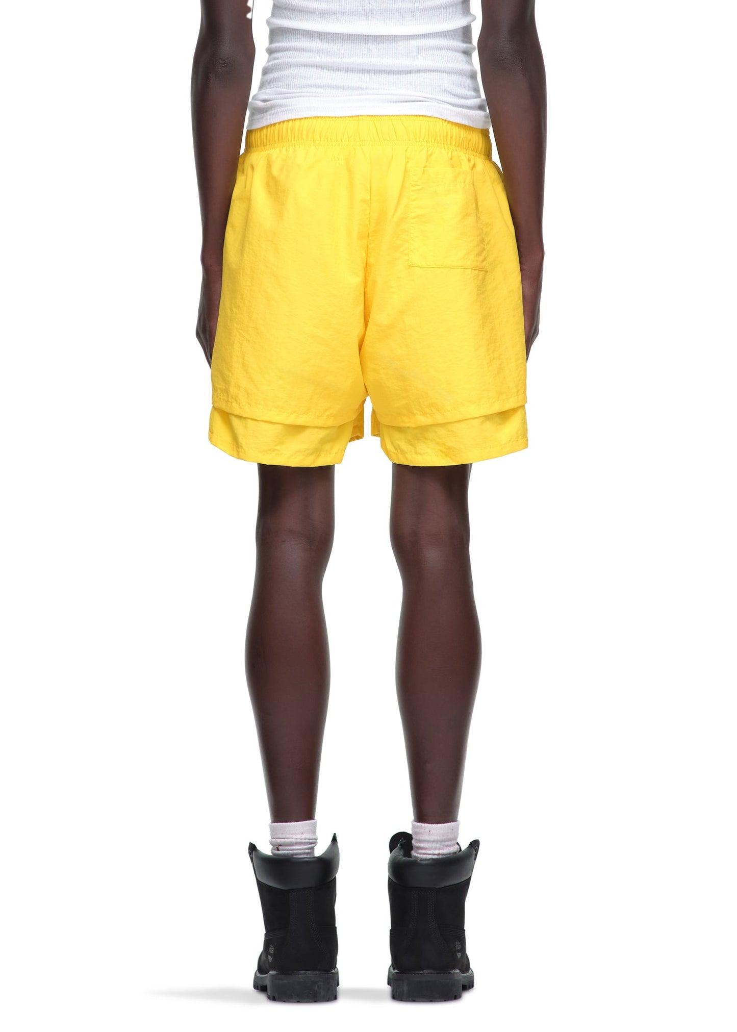 SP5DER OG Web V2 Double Layer Short in Yellow