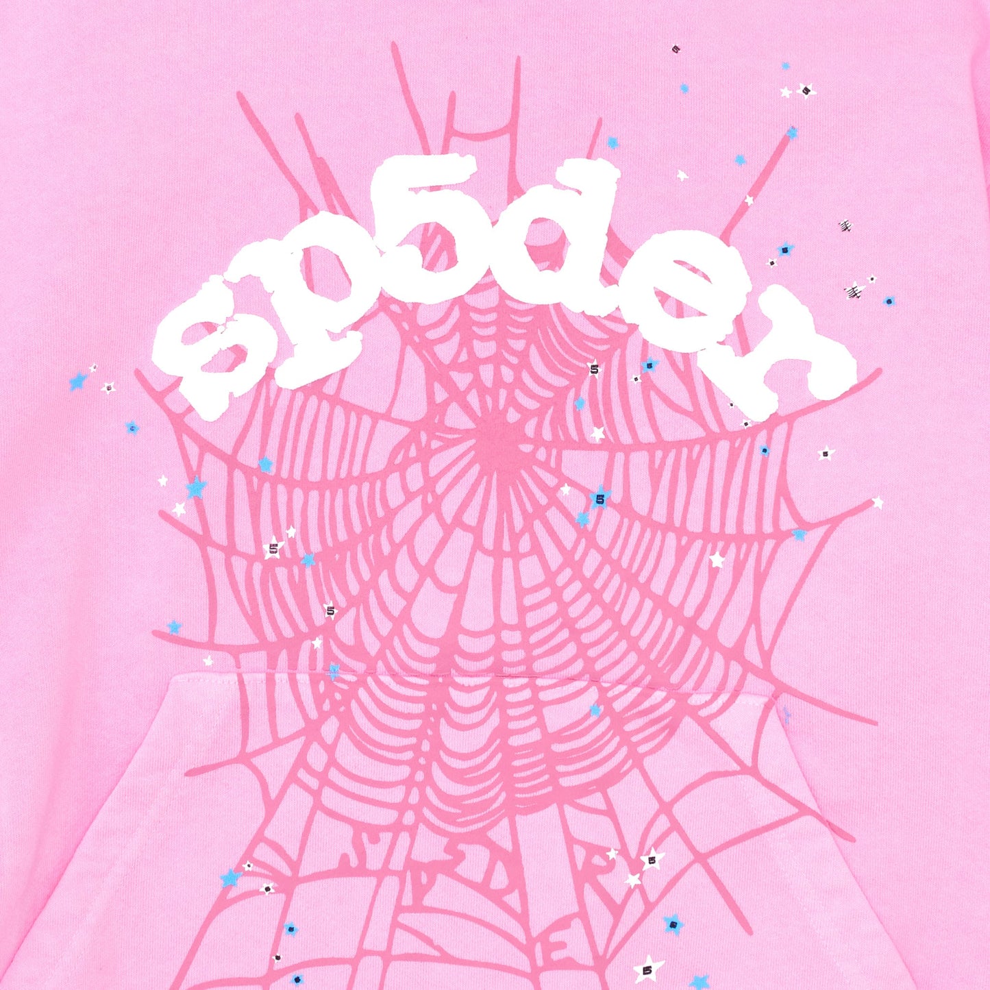 SP5DER OG Web Hoodie – Pink - Detail View 1