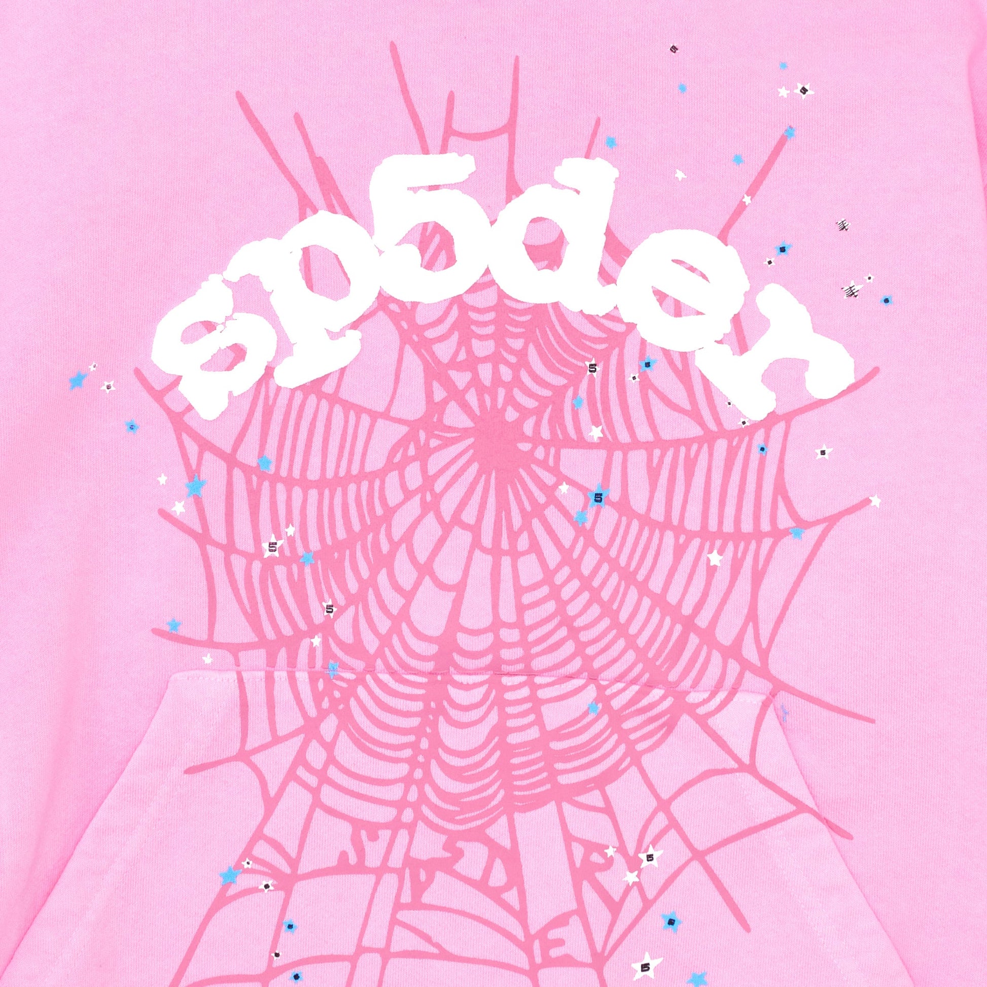 SP5DER OG Web Hoodie – Pink - Detail View 1