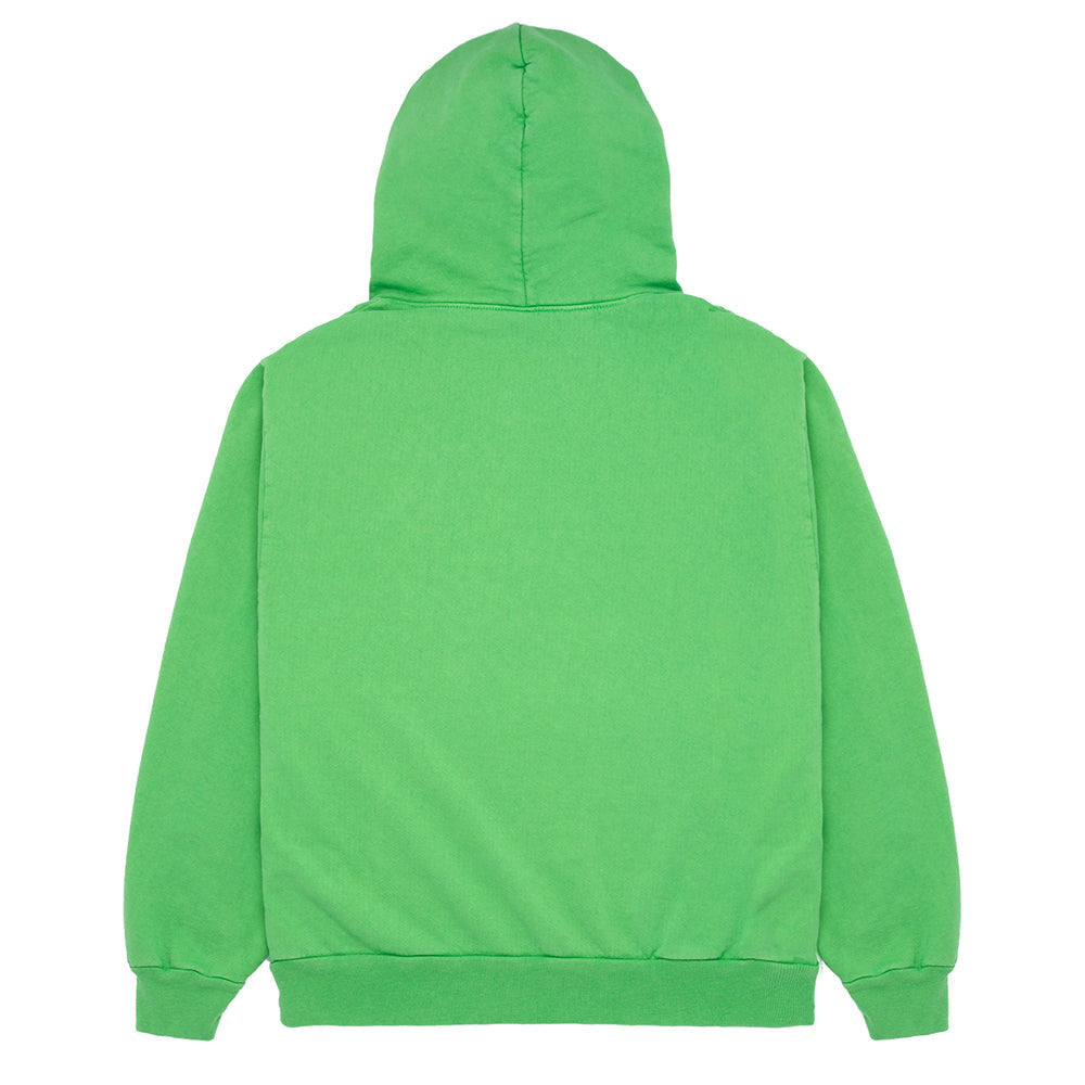SP5DER Web Hoodie - Slime Green - Back View