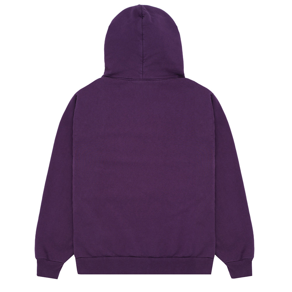 SP5DER Web Hoodie - Purple - Back View