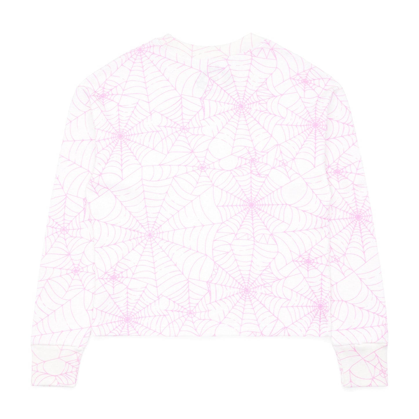 SP5DER AOP Pink Thermal Long Sleeve Top