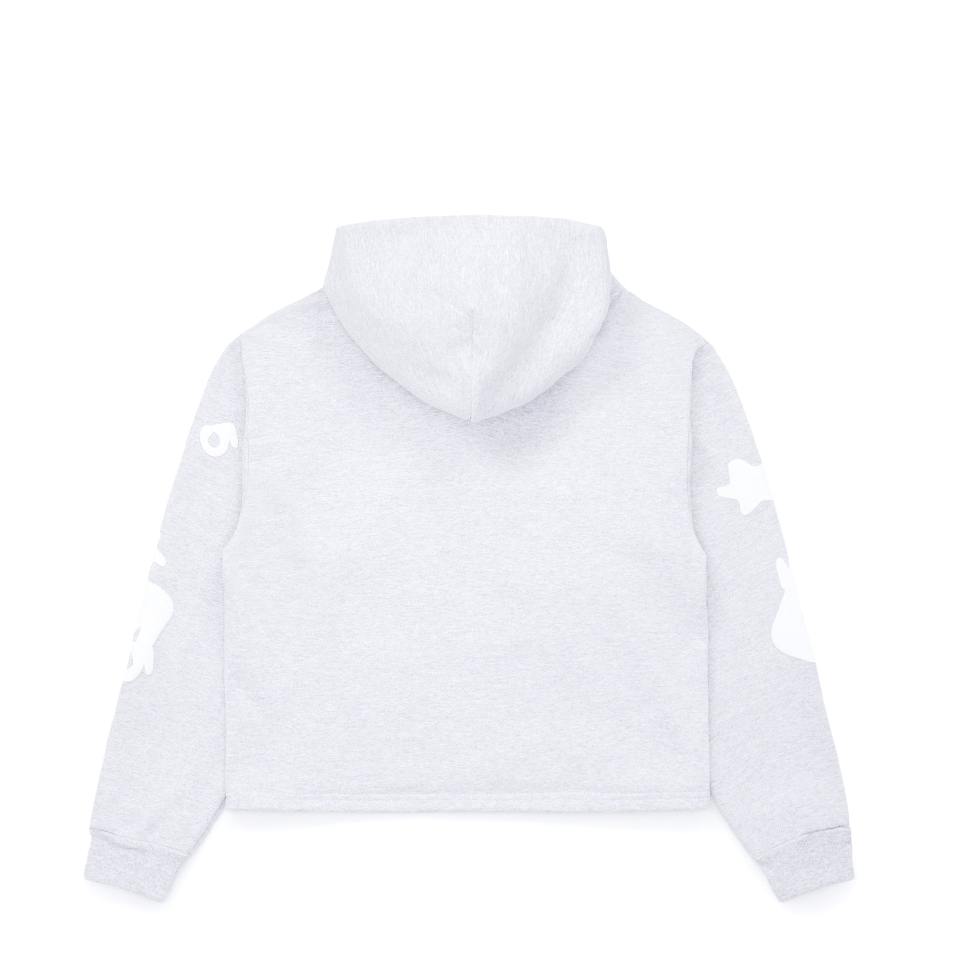 SP5DER Women's Cropped Beluga Hoodie - Back View