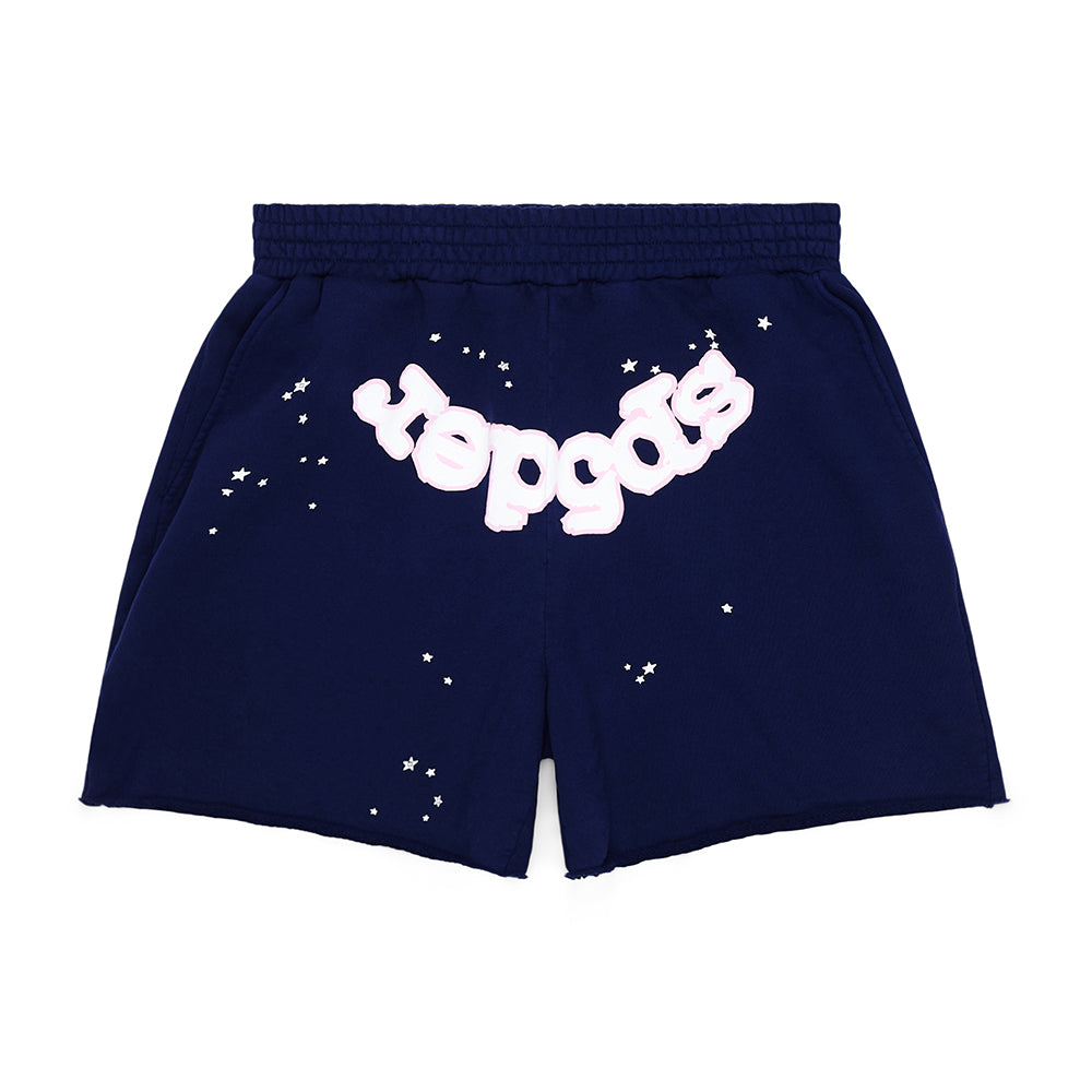 SP5DER OG Logo Sweatshort in Navy