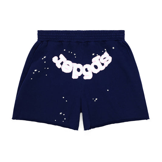 SP5DER OG Logo Sweatshort in Navy