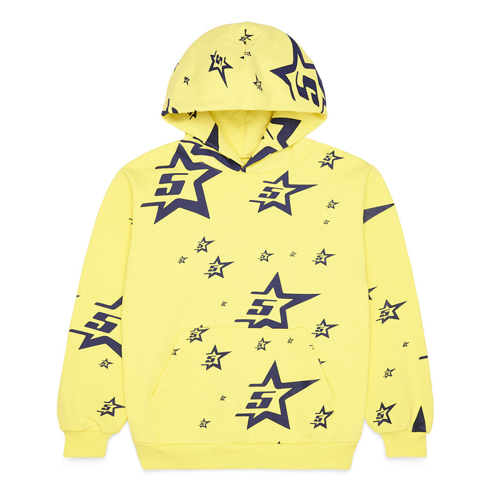 SP5DER 5-Star Hoodie – Black - Front View
