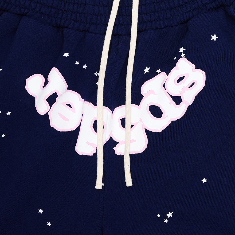 SP5DER OG Logo Sweatshort in Navy