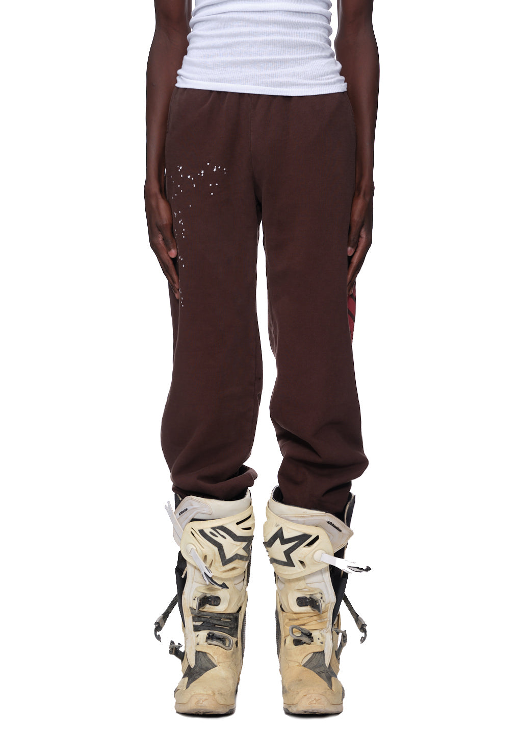 SP5DER Araignee Sweatpant in Brown