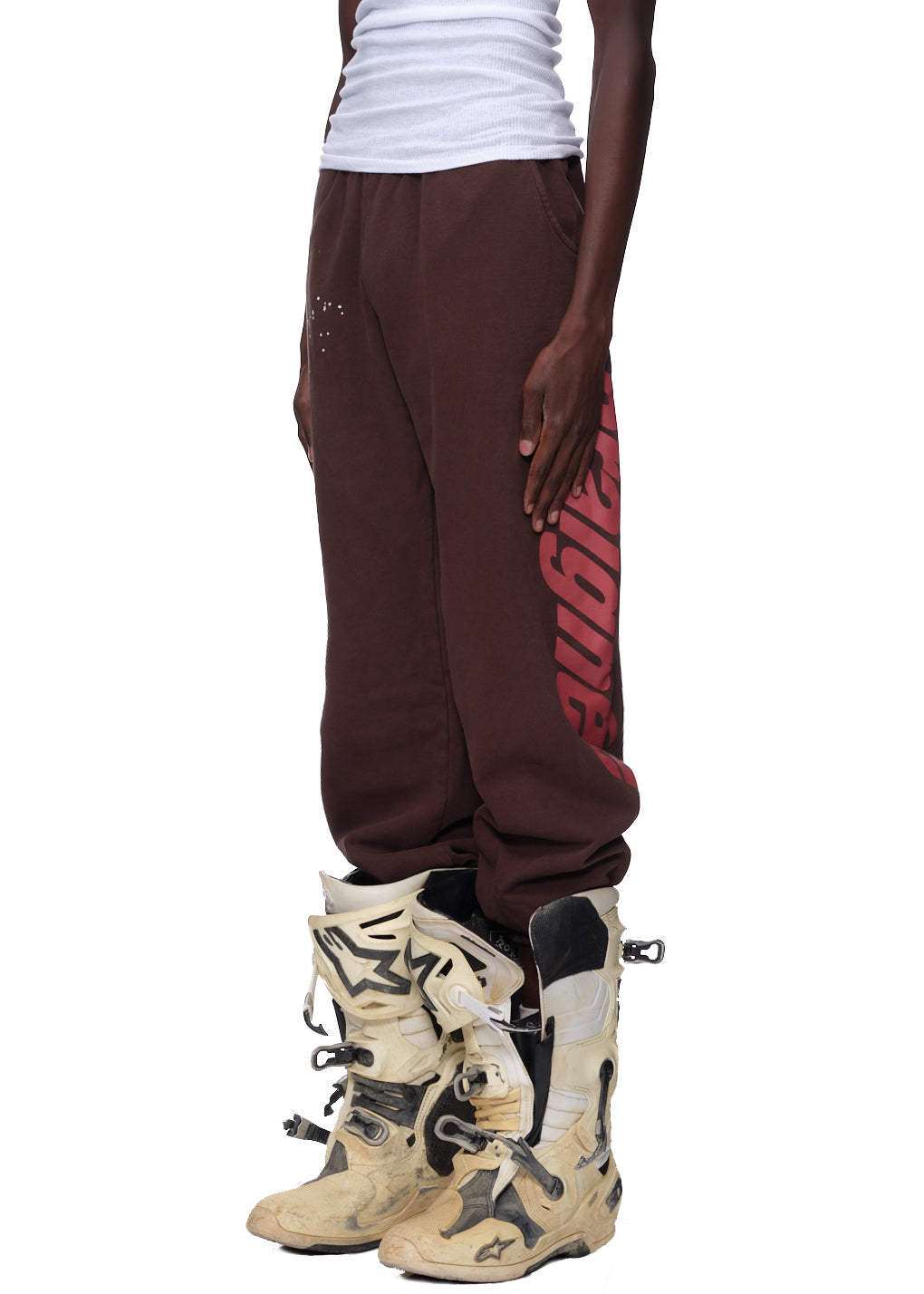 SP5DER Araignee Sweatpant in Brown