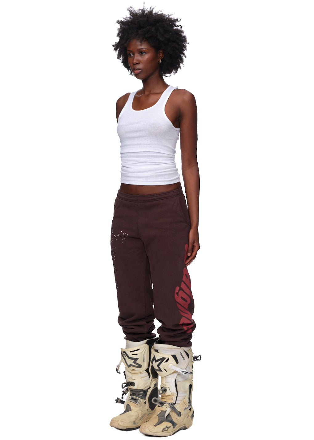 SP5DER Araignee Sweatpant in Brown