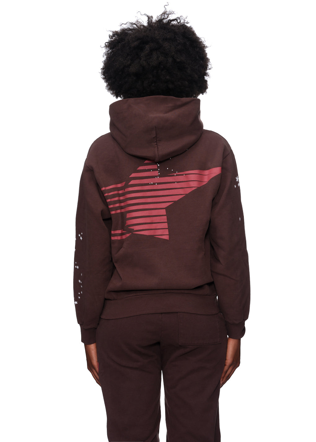 SP5DER Araignee Hoodie – Brown - Detail View 7